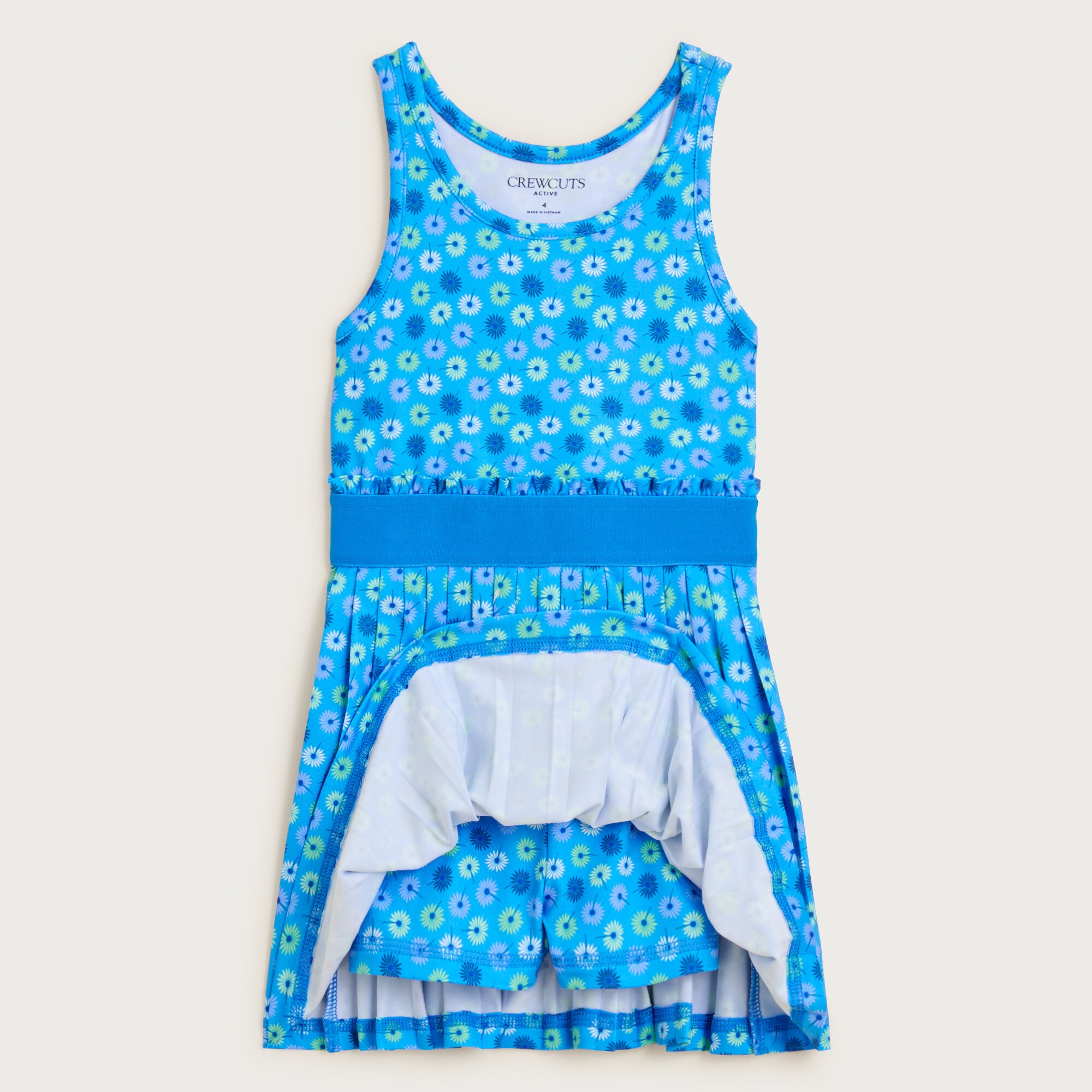 Girls' match point dress in performance jersey