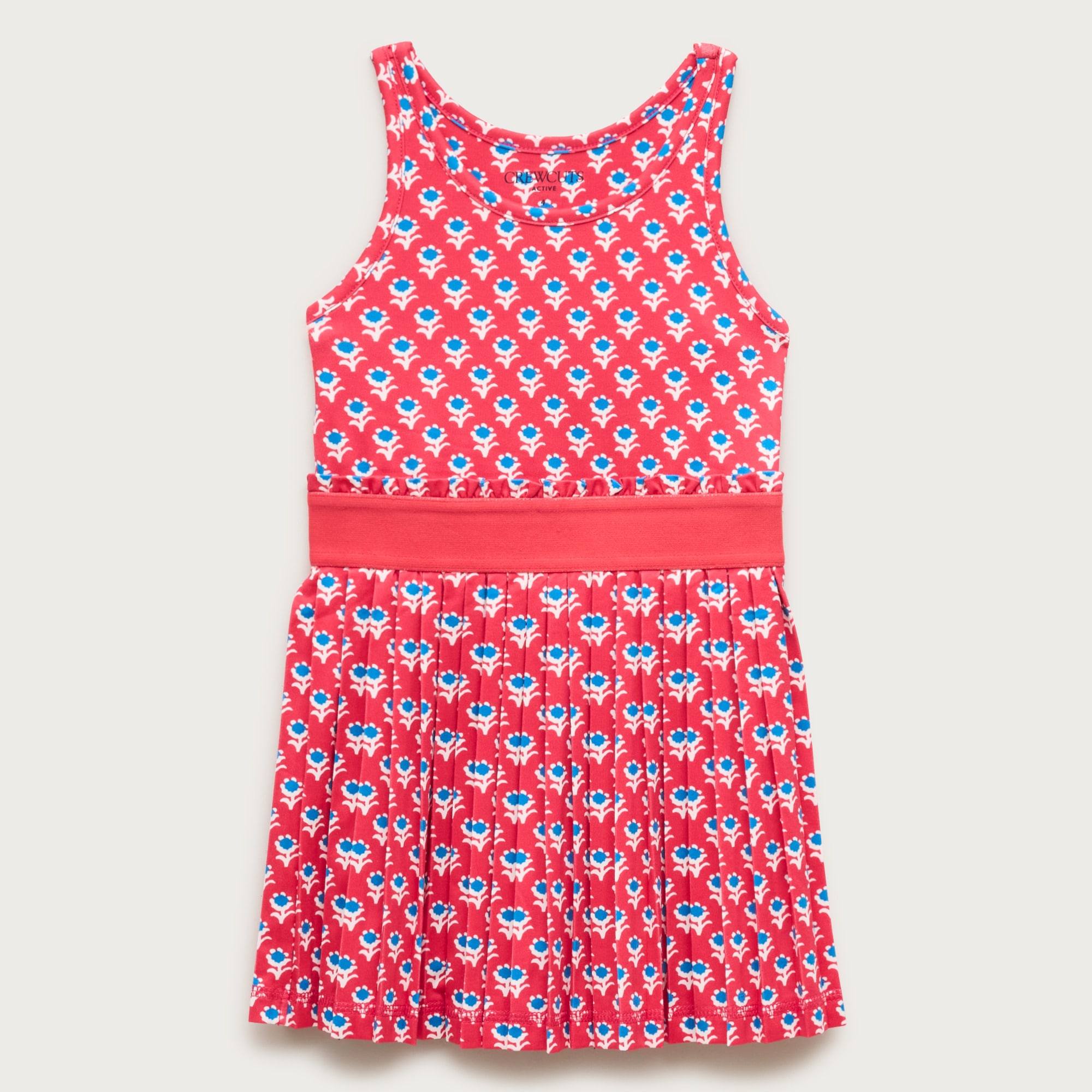 Girls' match point dress in performance jersey