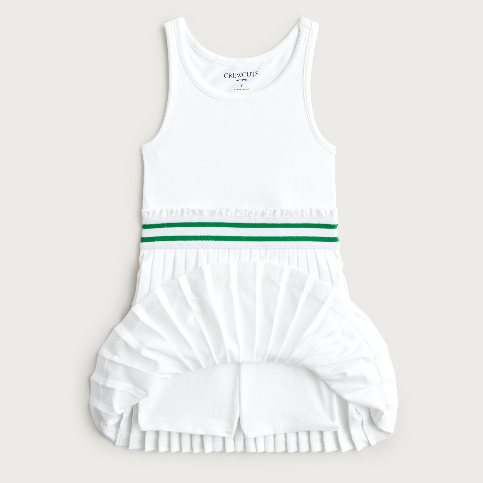 Girls' match point dress in performance jersey