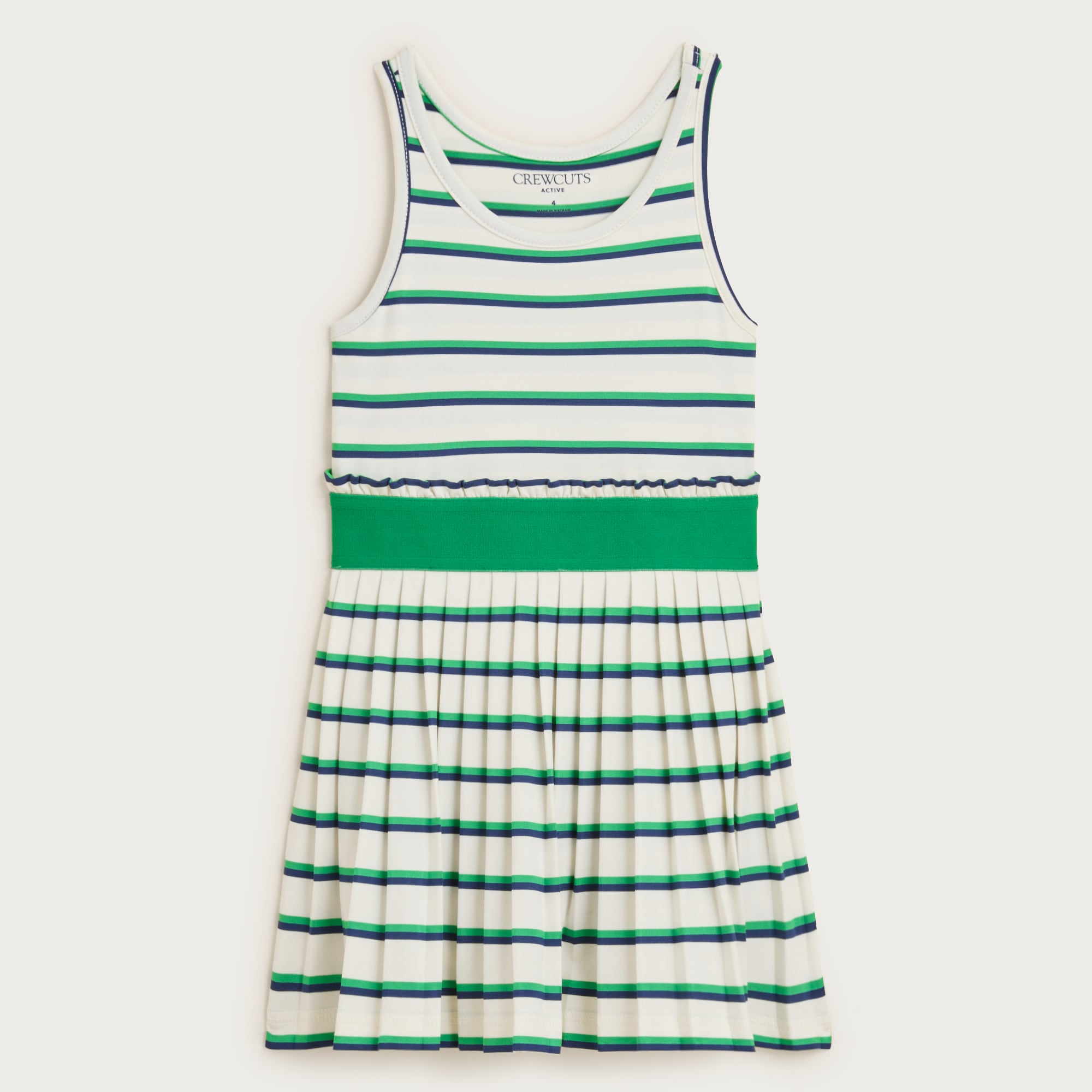 girls Girls' pleated tennis dress in performance jersey