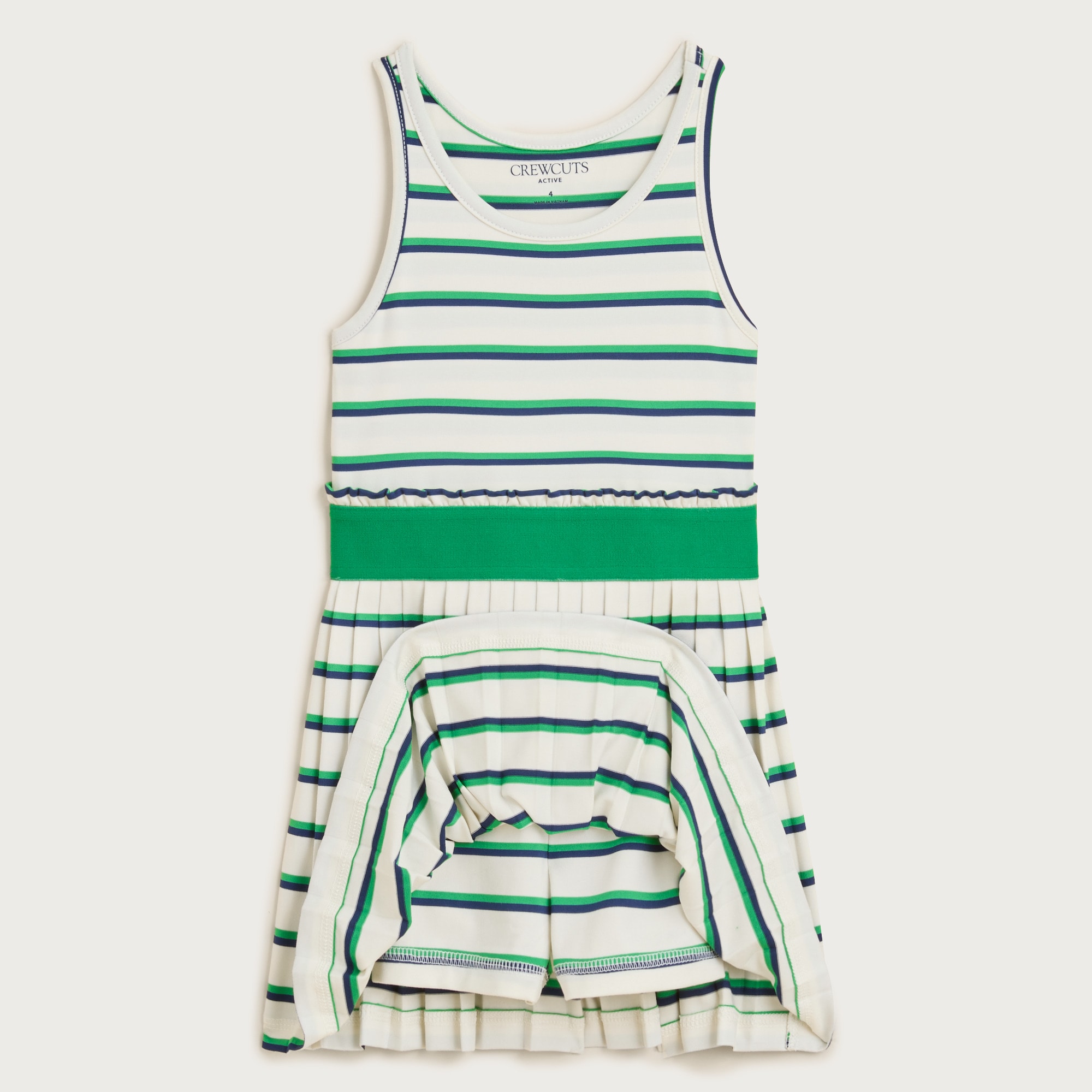 Girls' match point dress in performance jersey