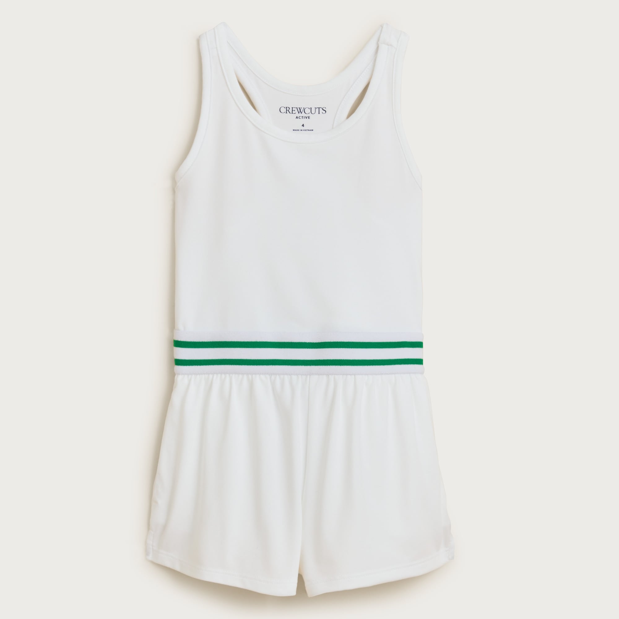 Girls' romper in performance jersey