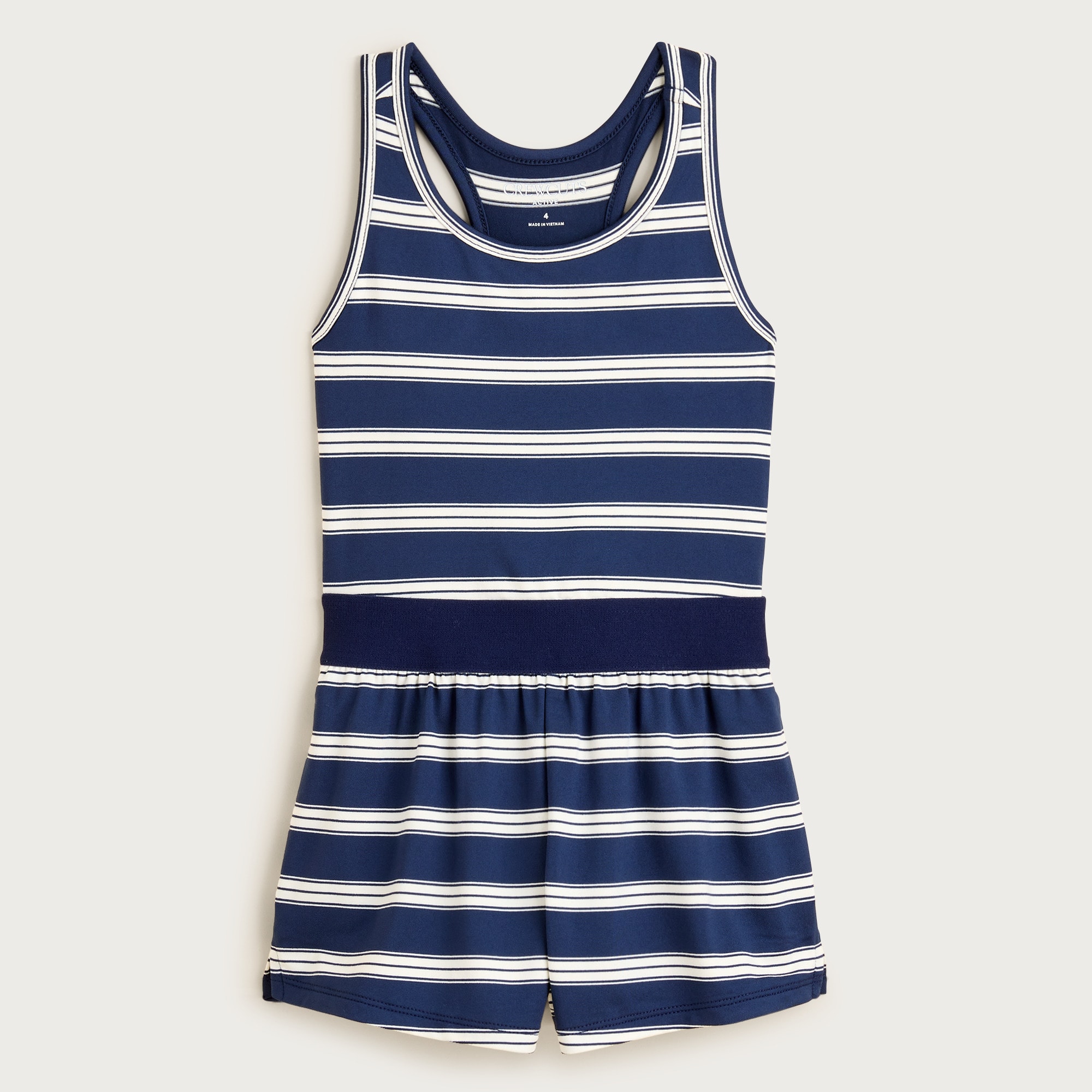  Girls' active romper in performance jersey