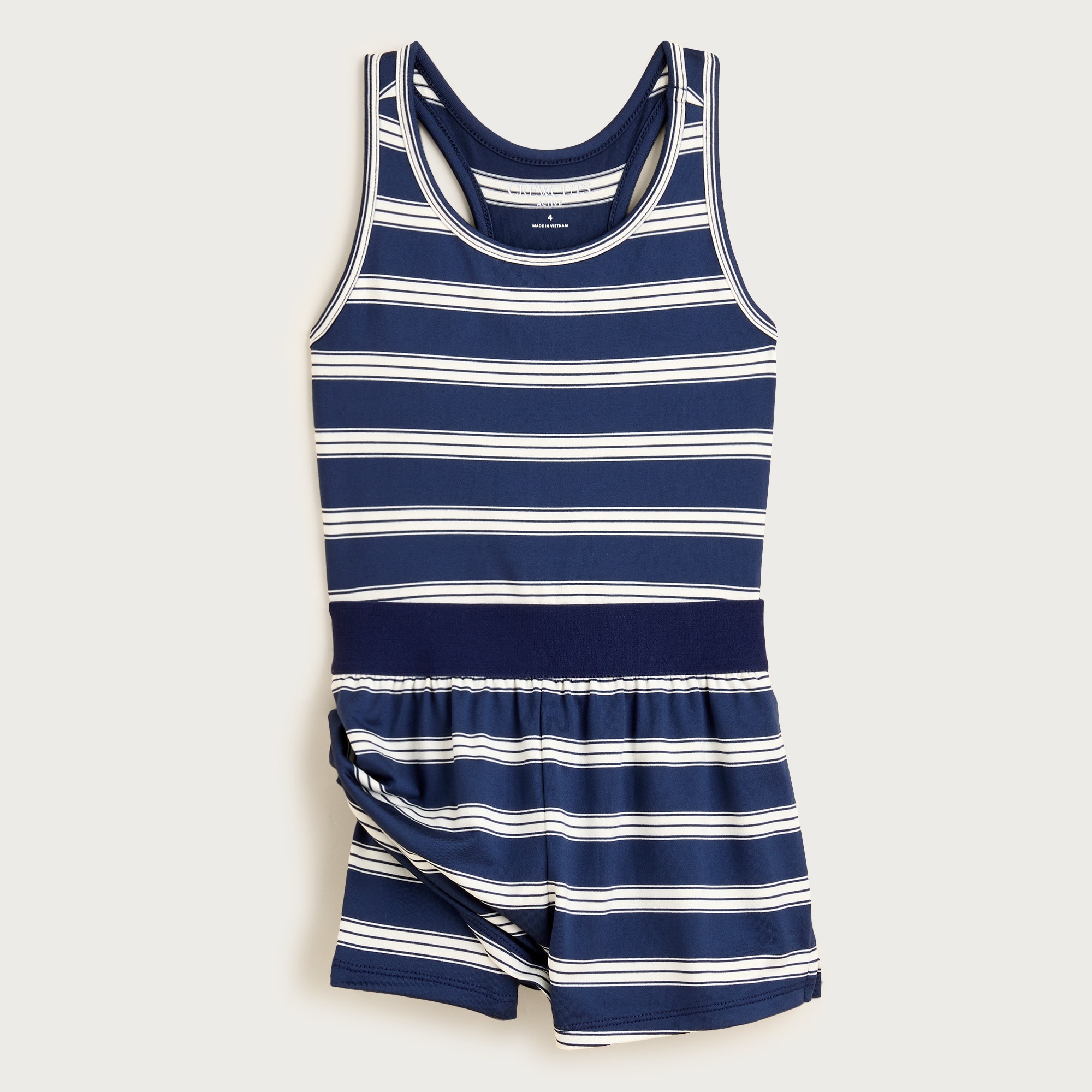 Girls' romper in performance jersey