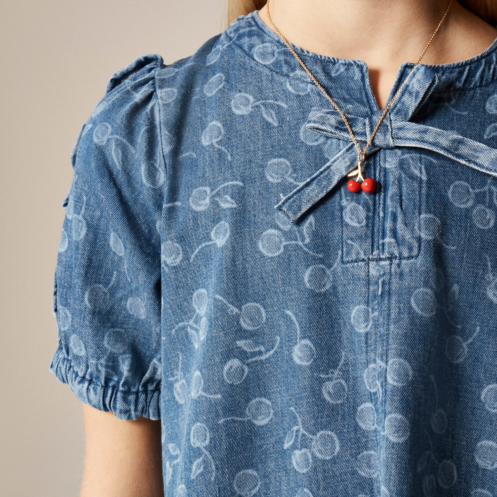blue fifties style dress Marley Terry Denim Dress – Retrofete main image 1