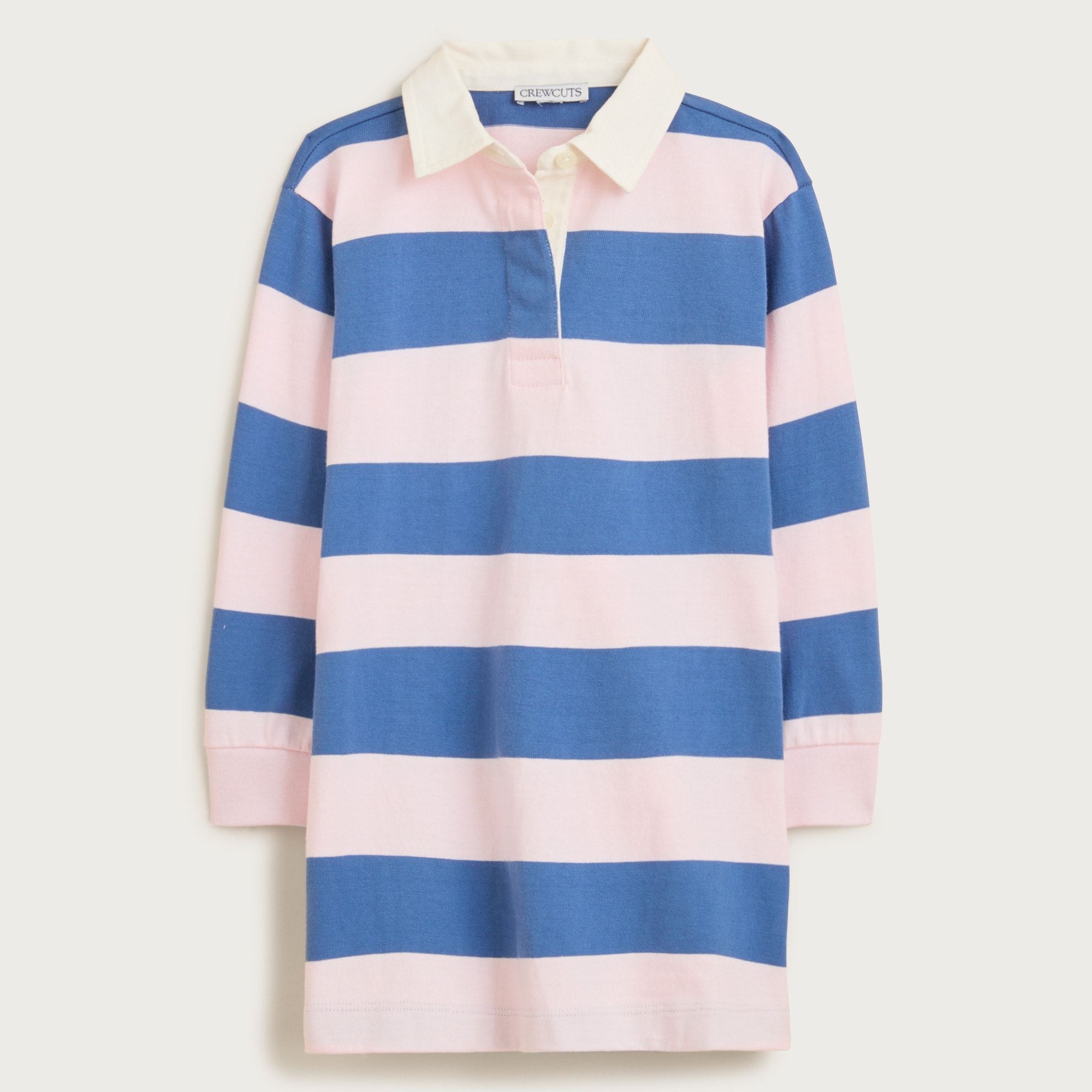 princess polly baby blue dress POLO RALPH LAUREN Striped Fit-and-Flare Polo Dress main image 1