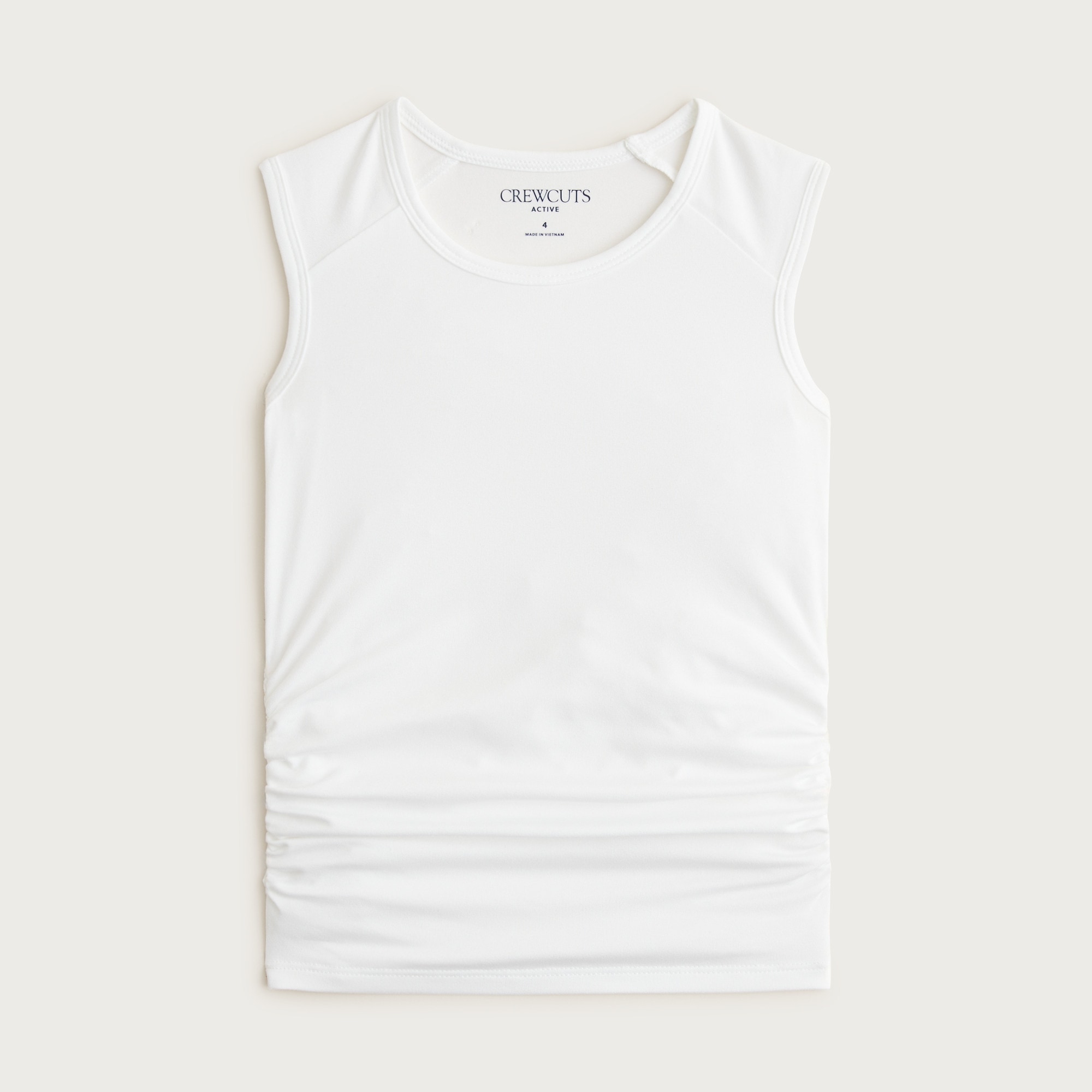 girls Girls' ruched tank in performance jersey