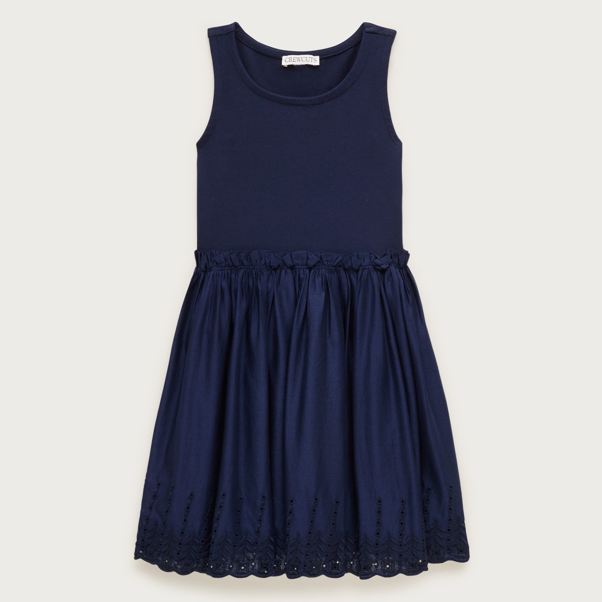 Girls' Eyelet-trim Mixy Dress For Girls | J.Crew