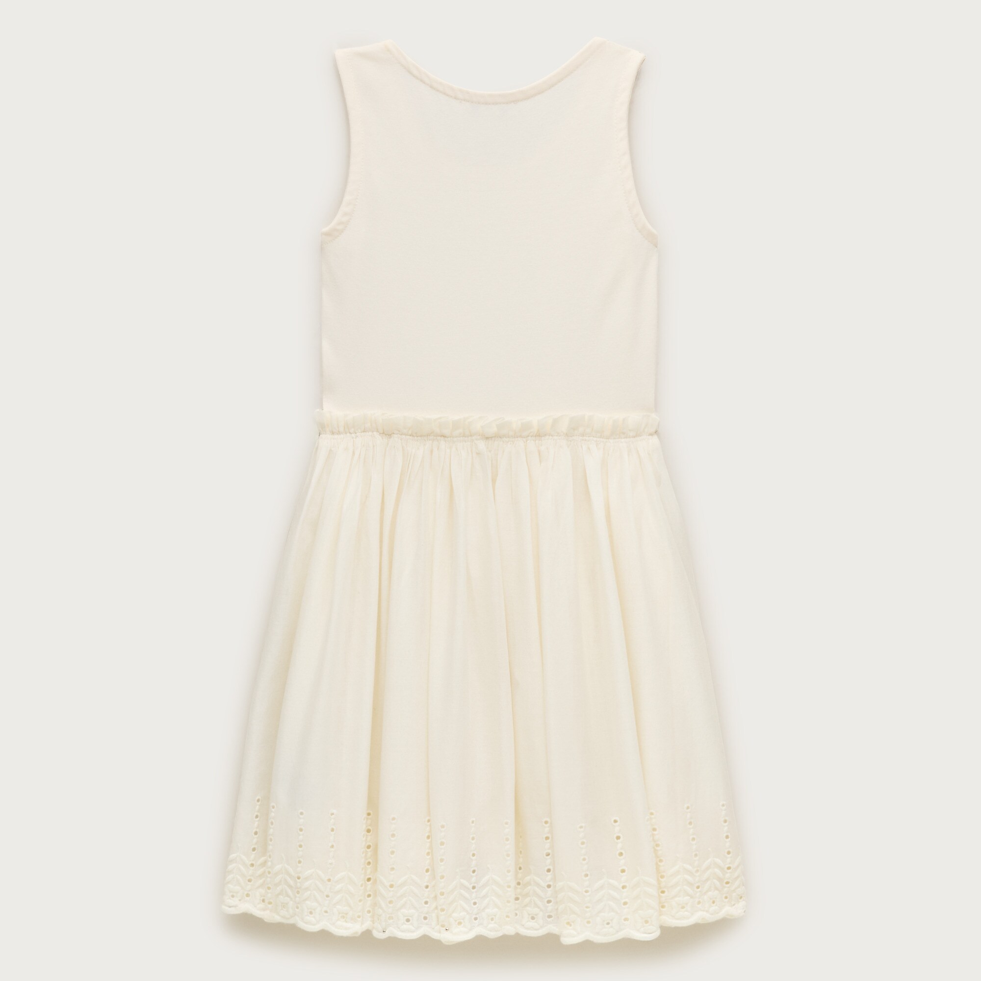 strapless yellow dresses Lyla Yellow Strapless Drop Waist Mini Dress - Smocked Design, Ruffle Hem, Crochet Lace Trim - Size M