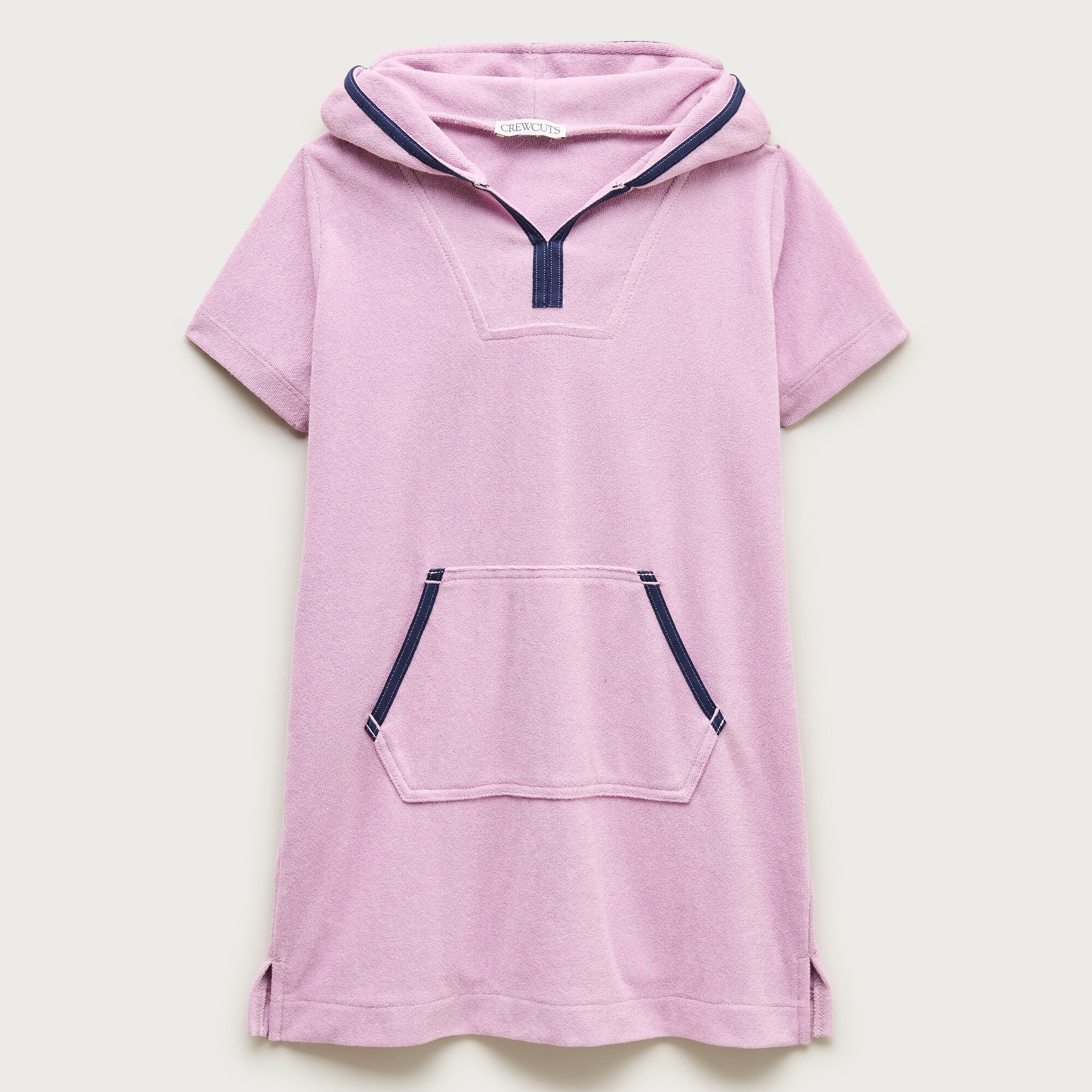 girls Girls' hooded tunic in towel terry
