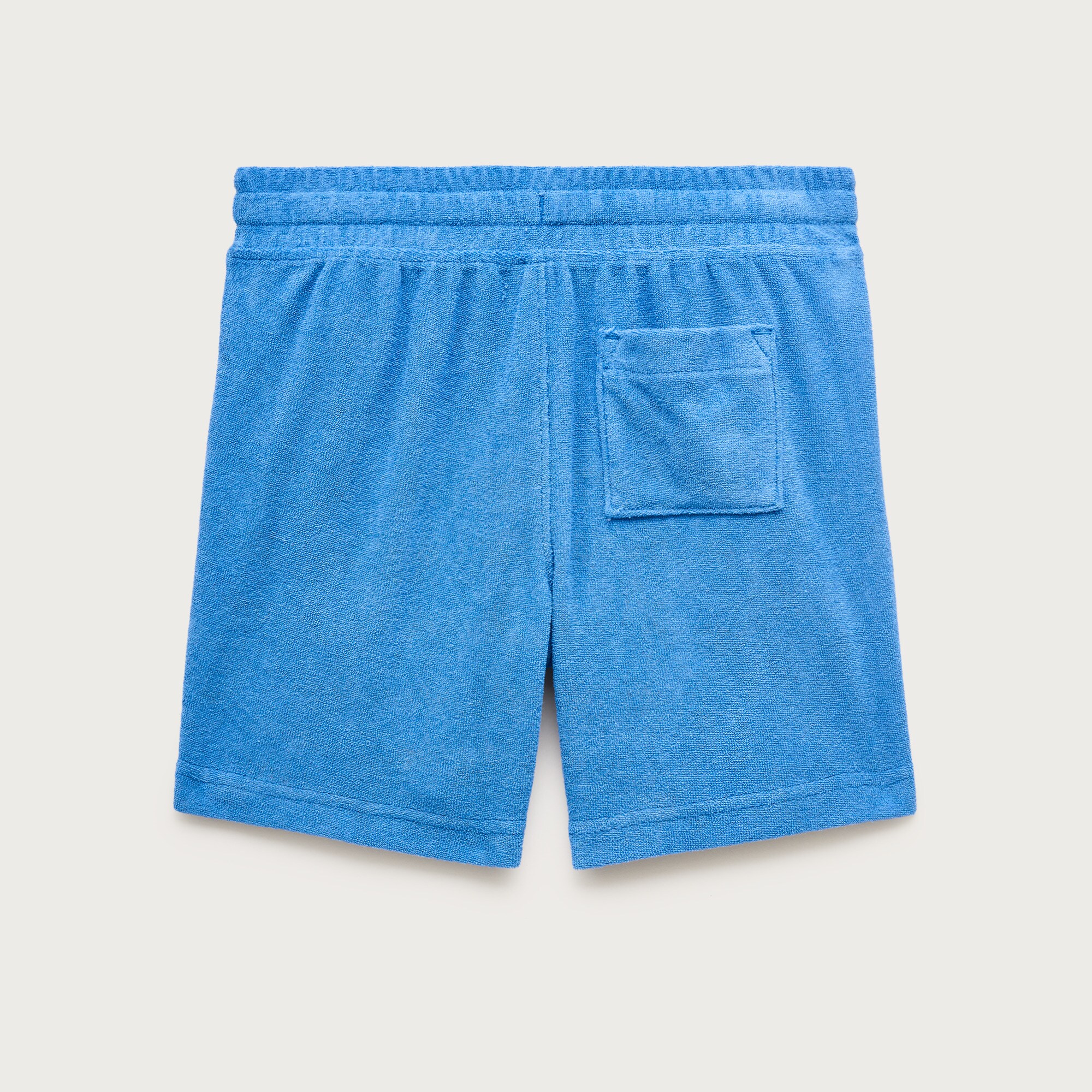 Kids' pull-on short in towel terry