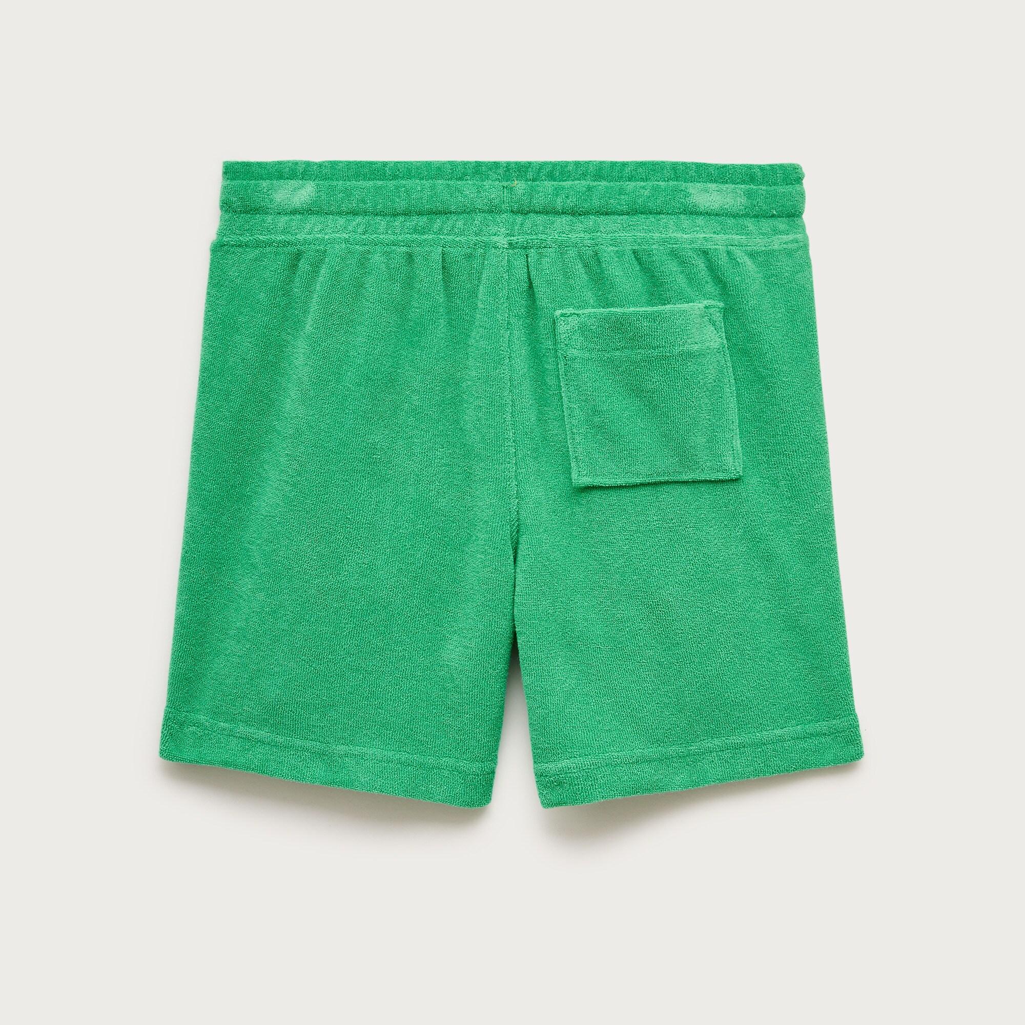 Kids' pull-on short in towel terry