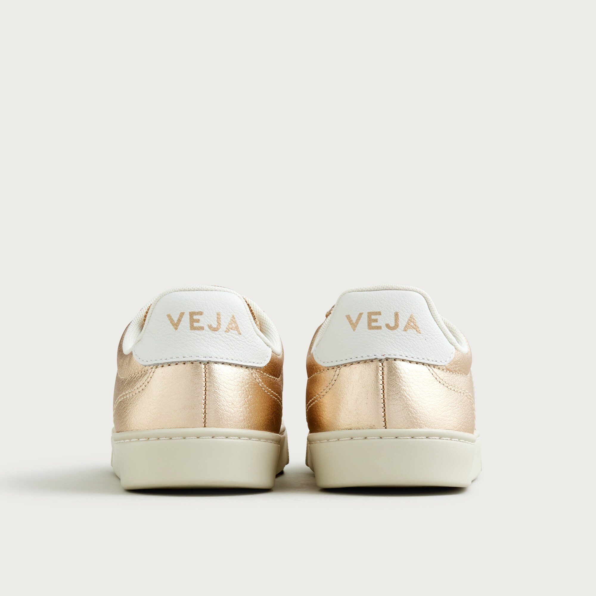 Kids' Veja™ volley metallic leather sneakers