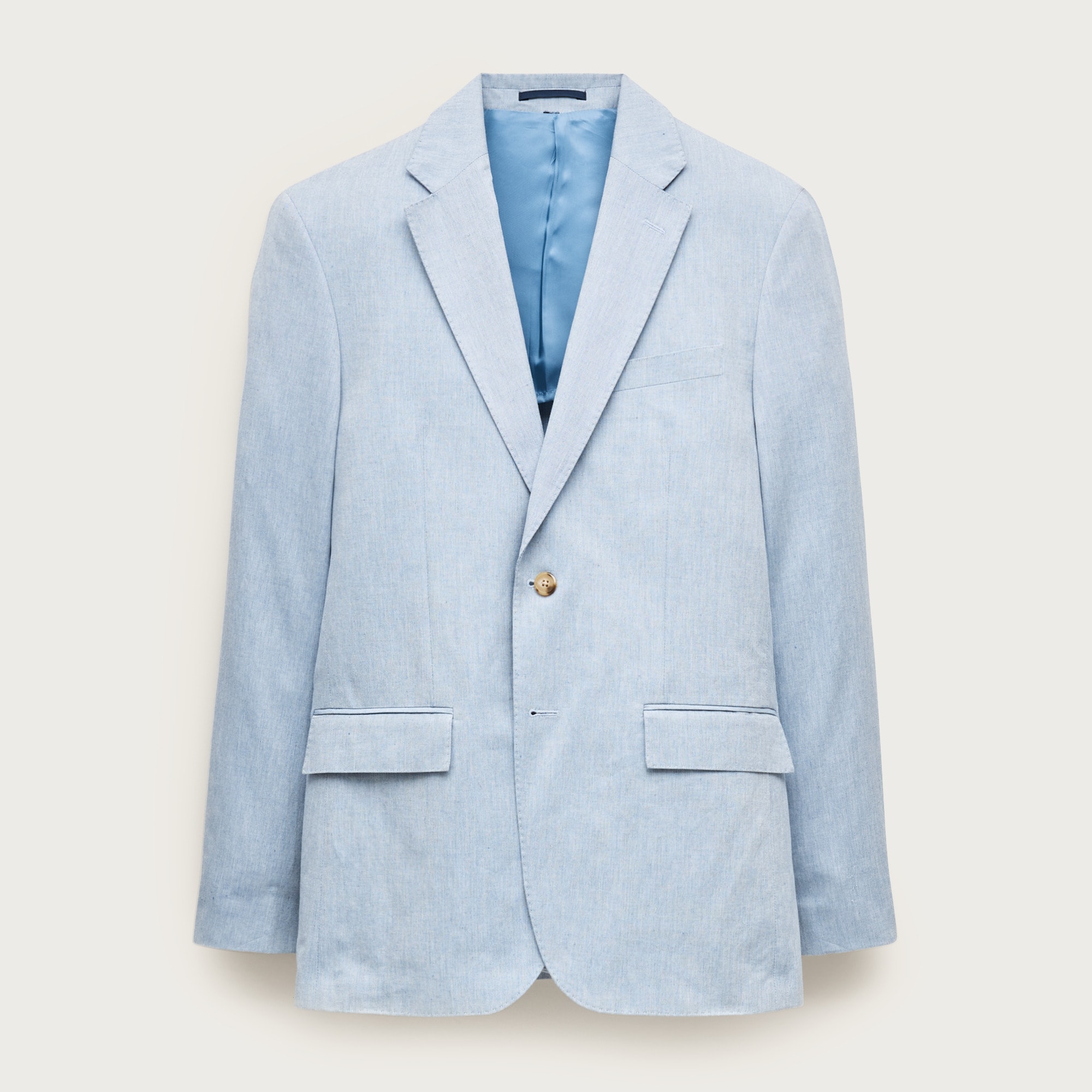 Crosby Classic-fit suit jacket in Baird McNutt Irish cotton-linen blend