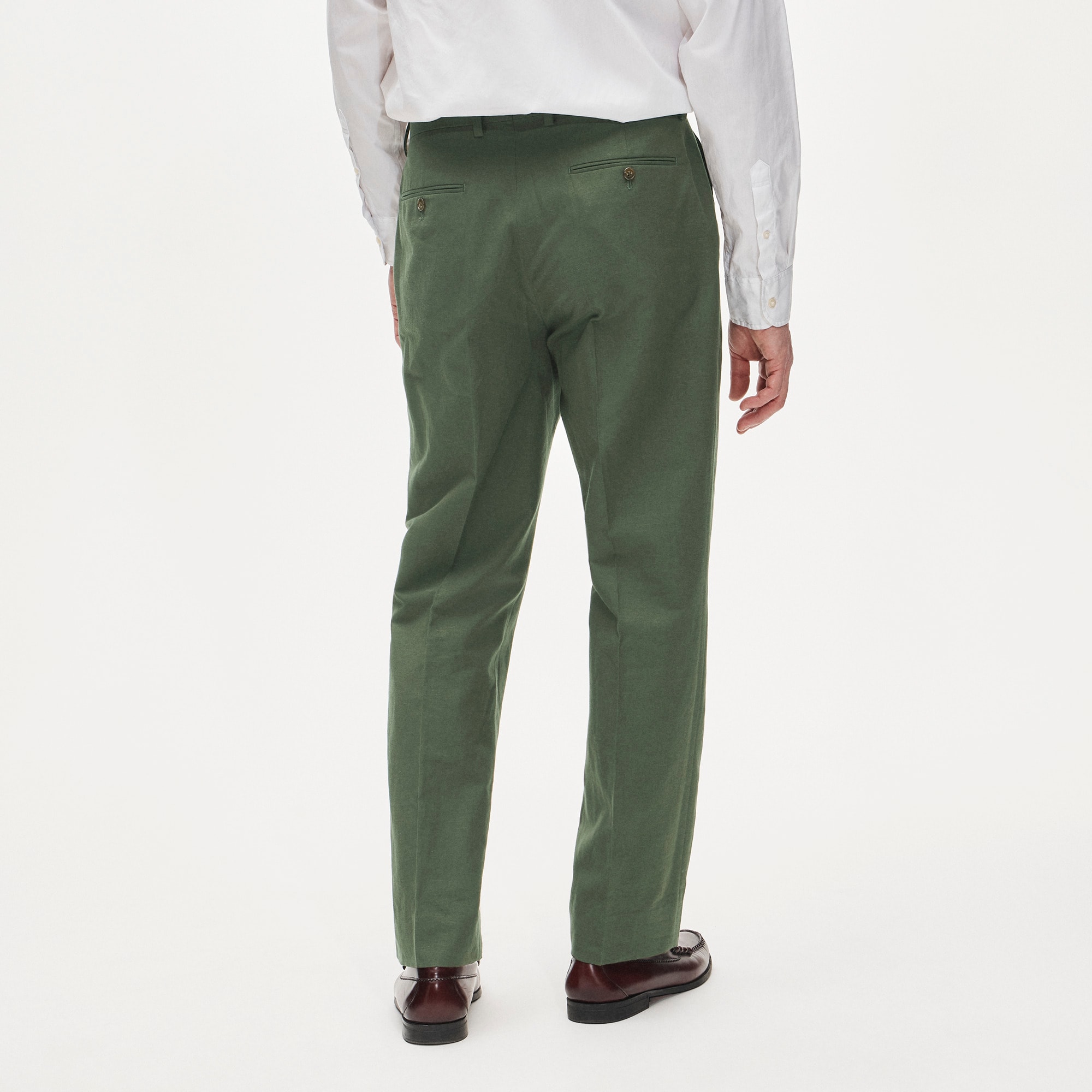Crosby Classic-fit suit pant in Baird McNutt Irish cotton-linen blend