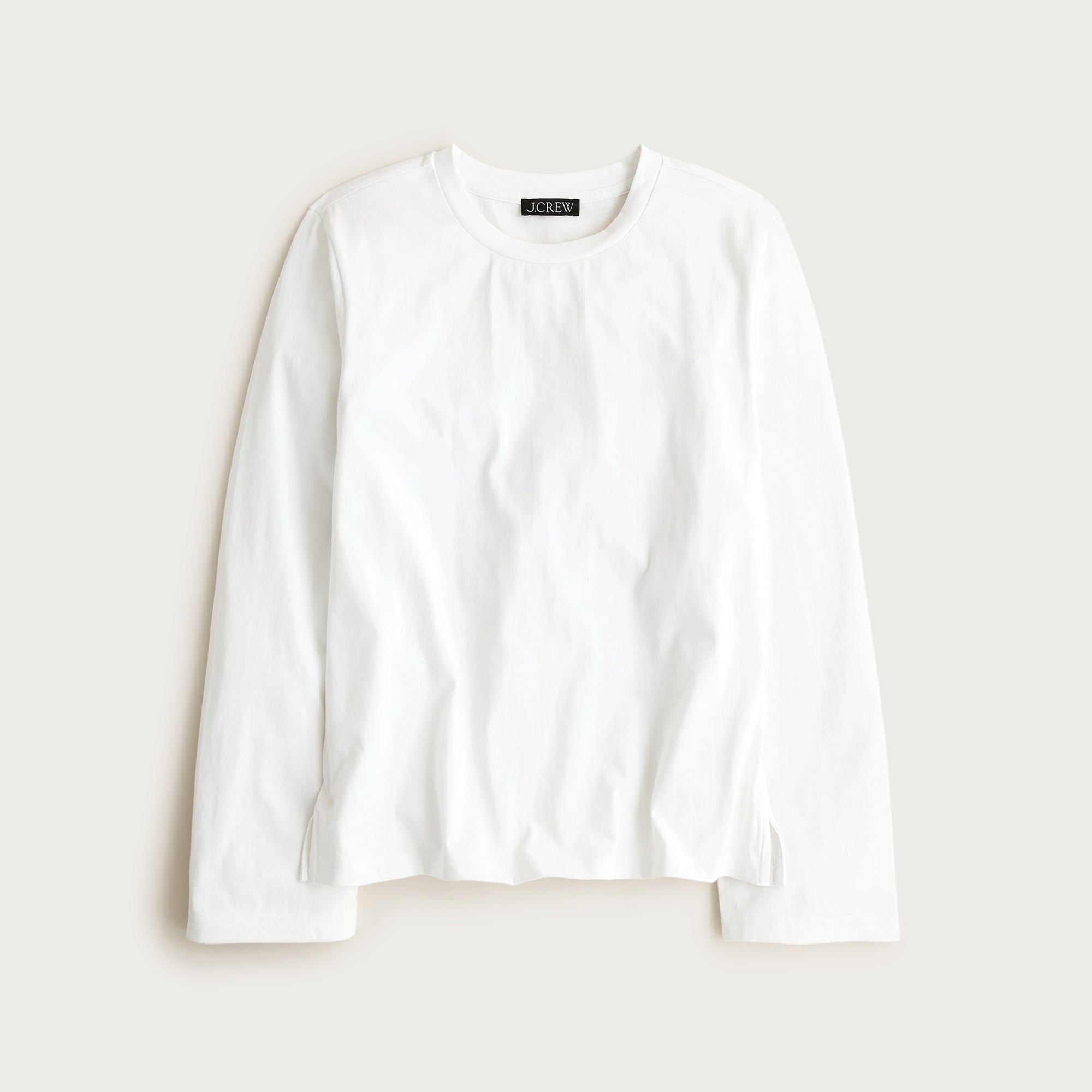 Boyfriend jersey relaxed long-sleeve T-shirt