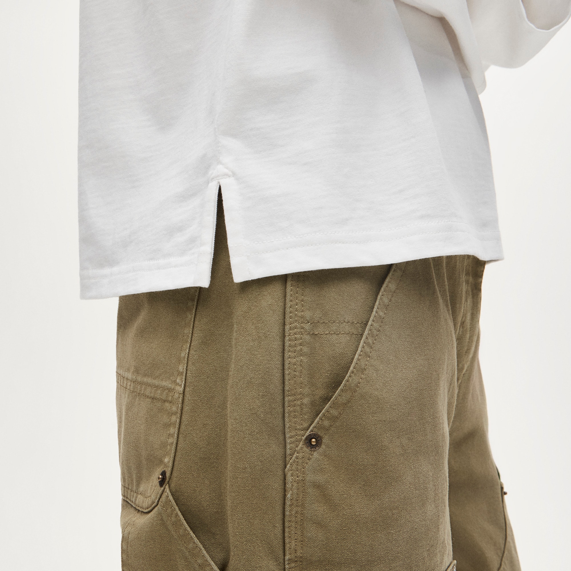 Boyfriend jersey relaxed long-sleeve T-shirt