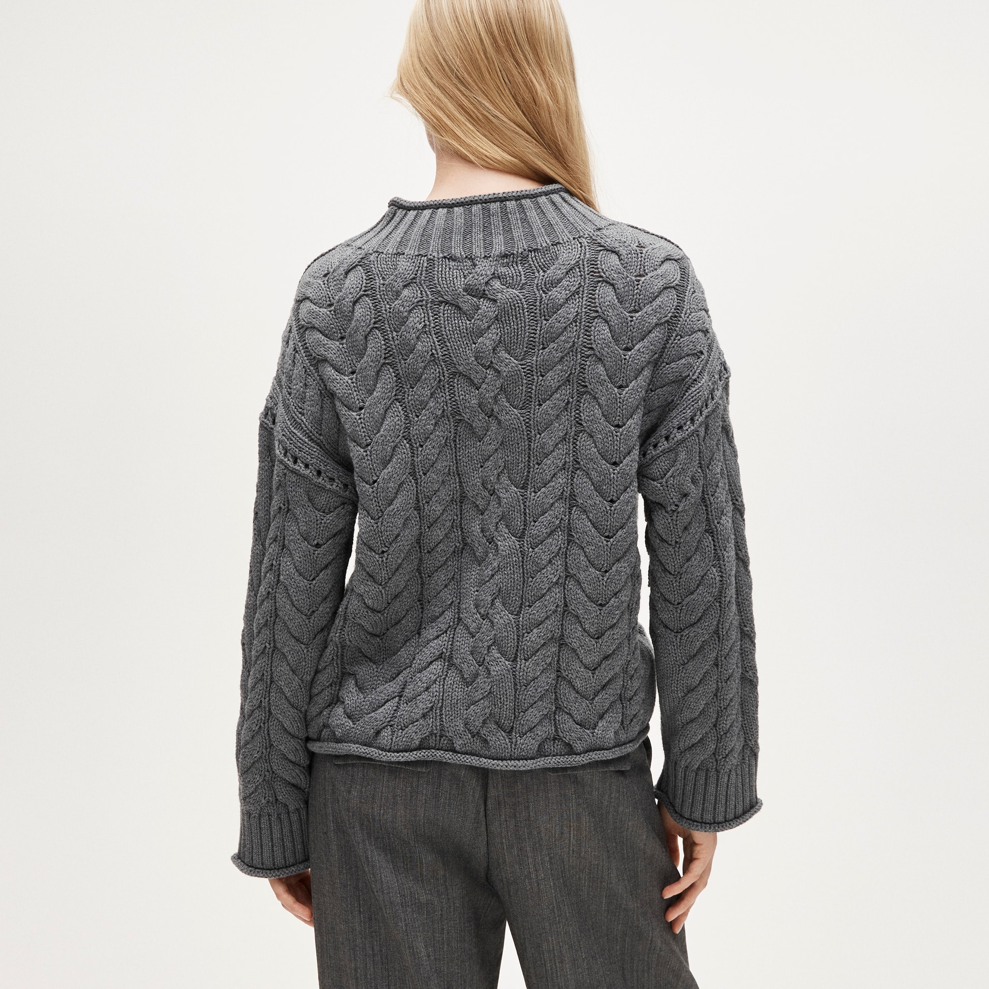 2025 Rollneck™ Cable-knit Sweater For Women | J.Crew