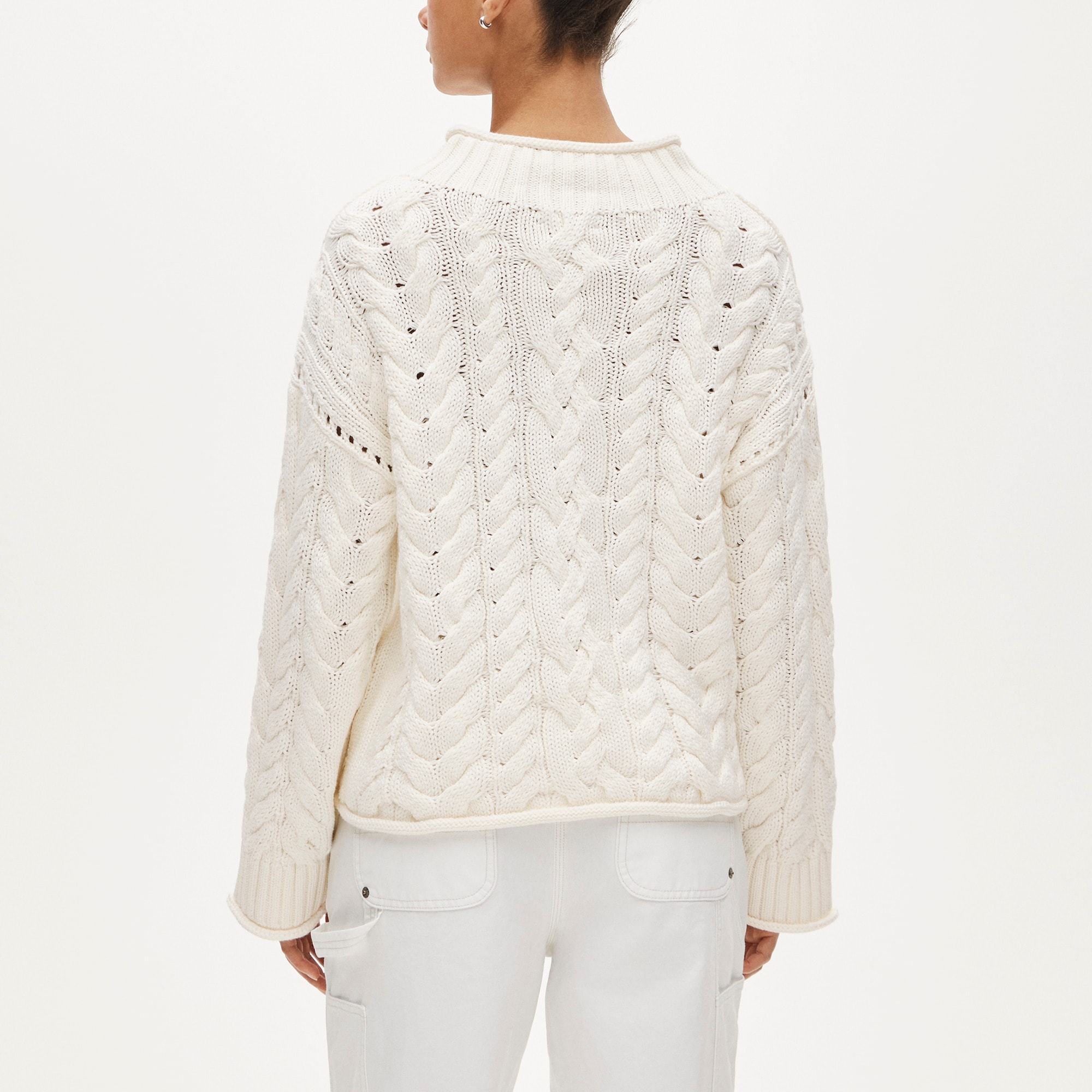2025 Rollneck™ Cable-knit Sweater For Women | J.Crew