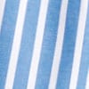 Girls' banker-stripe squareneck dress UNDERWATER BLUE WHITE