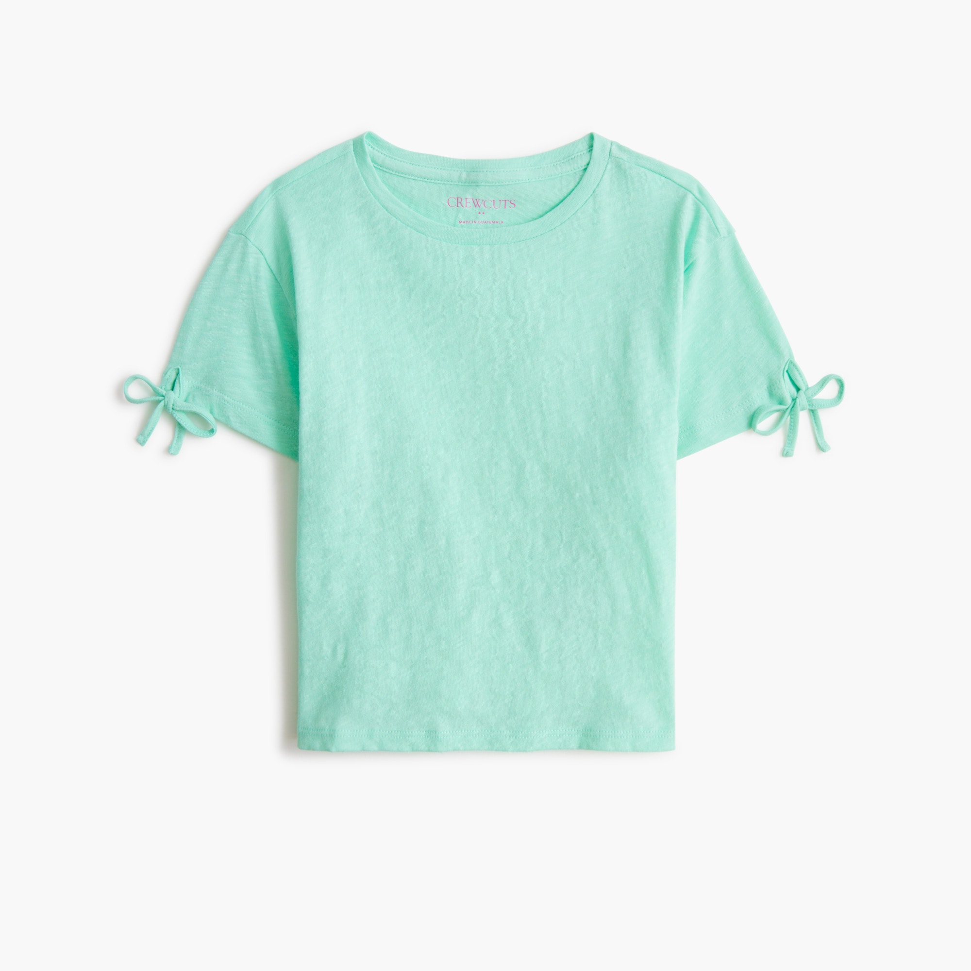 Girls' bow-sleeve tee