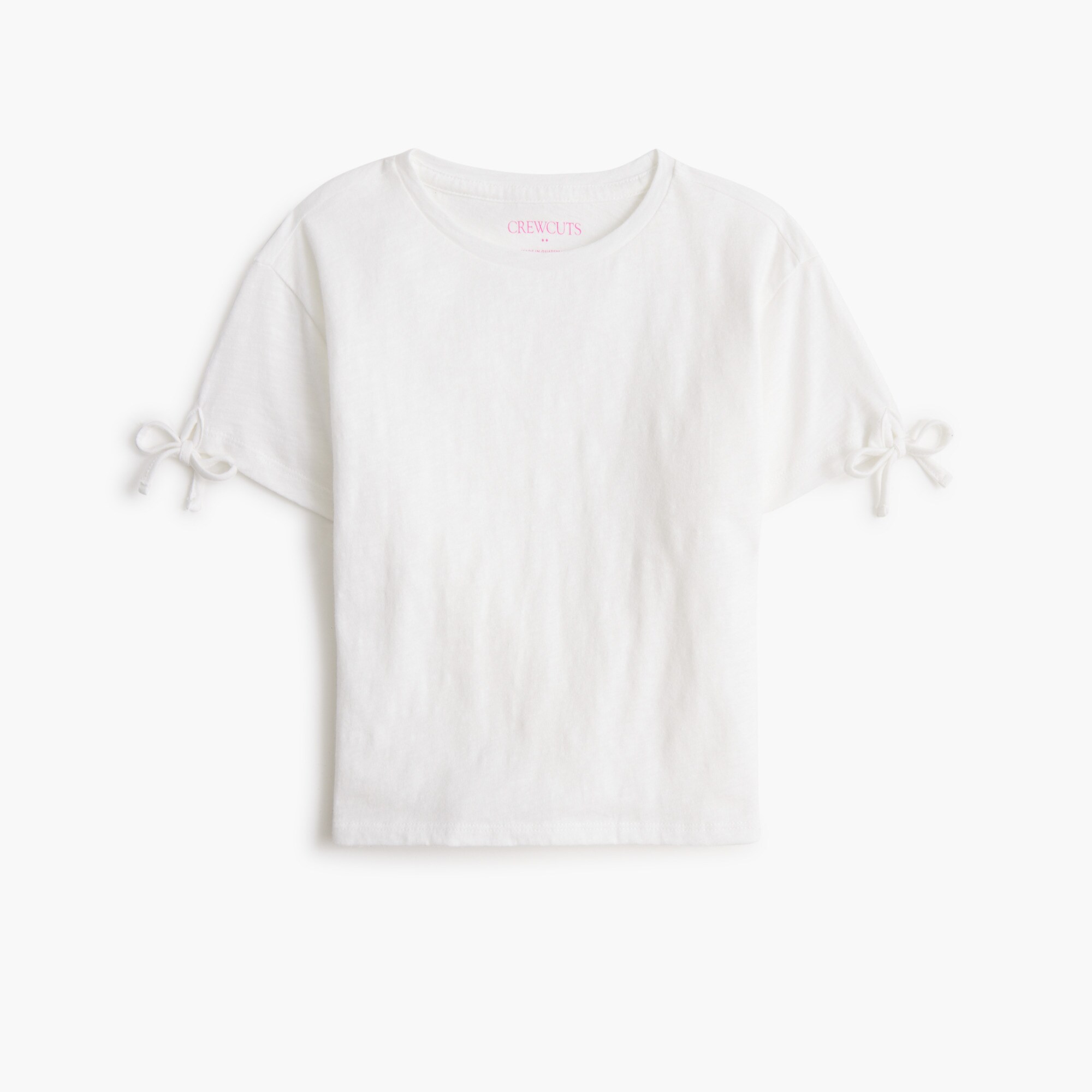 girls Girls' bow-sleeve tee