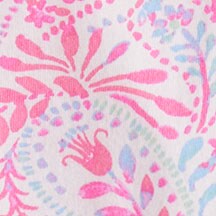 Girls' paisley tulip-sleeve tee WHITE MULTI