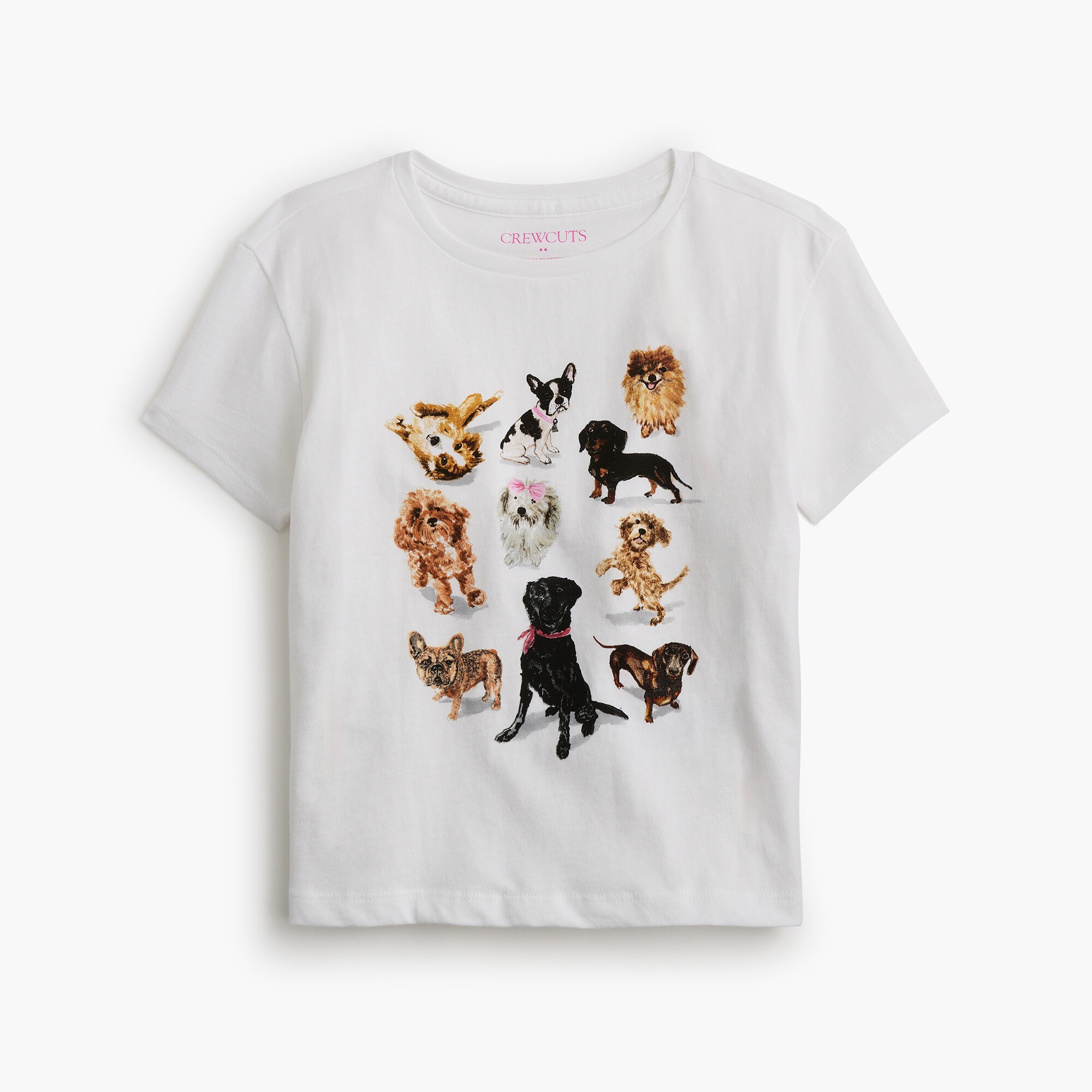 girls' dogs graphic tee for girls