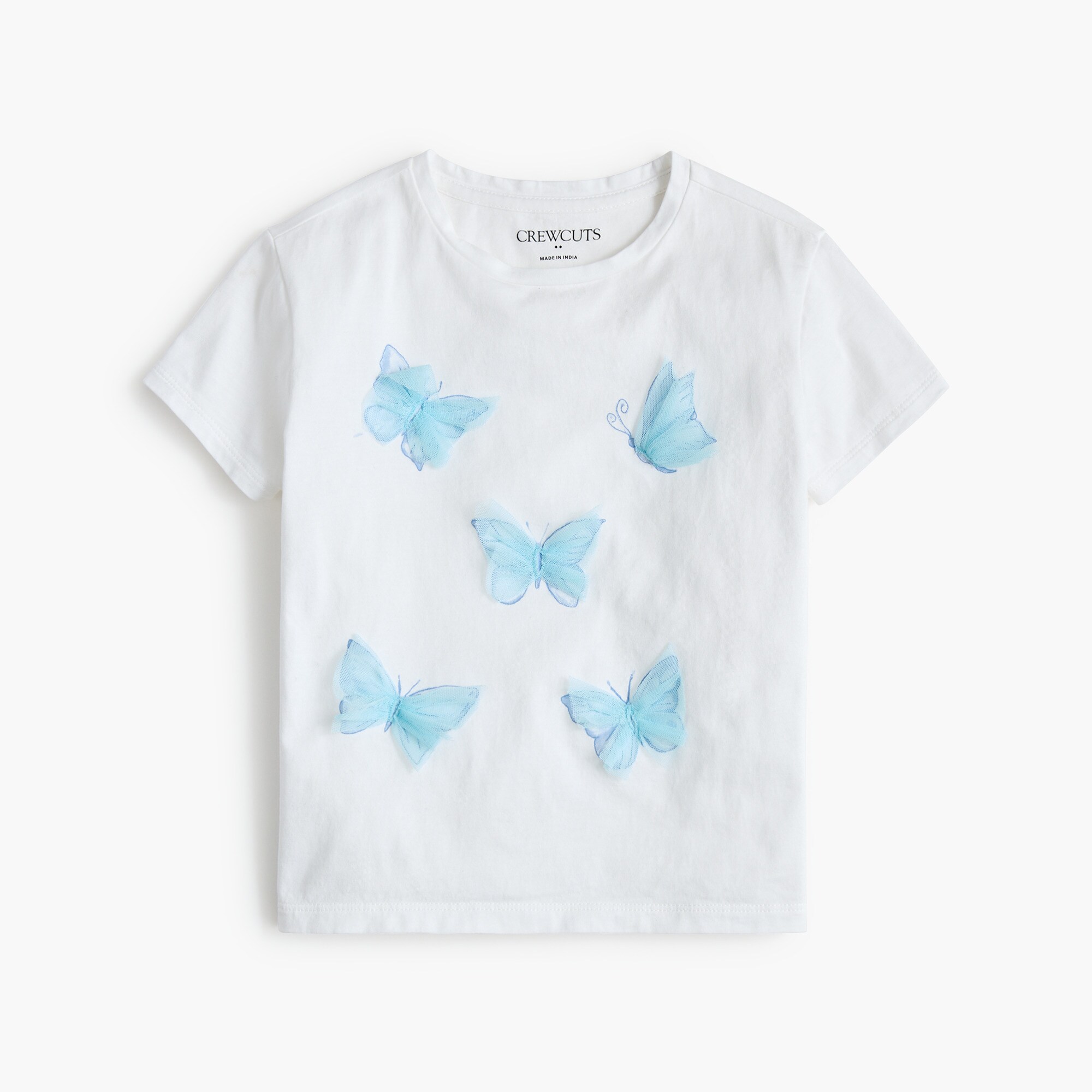  Girls' 3D butterflies graphic tee