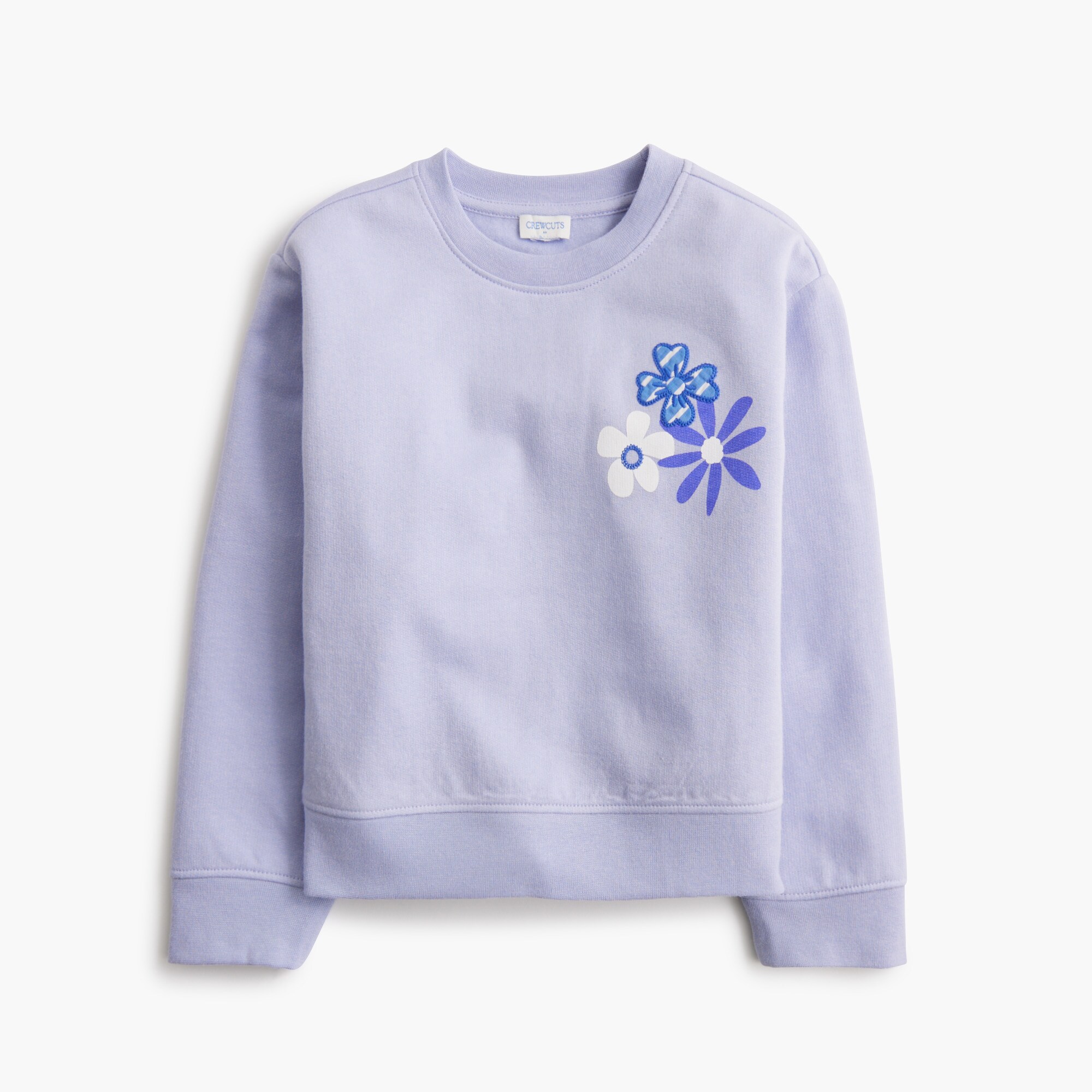 girls' flower-appliqu&eacute; sweatshirt for girls