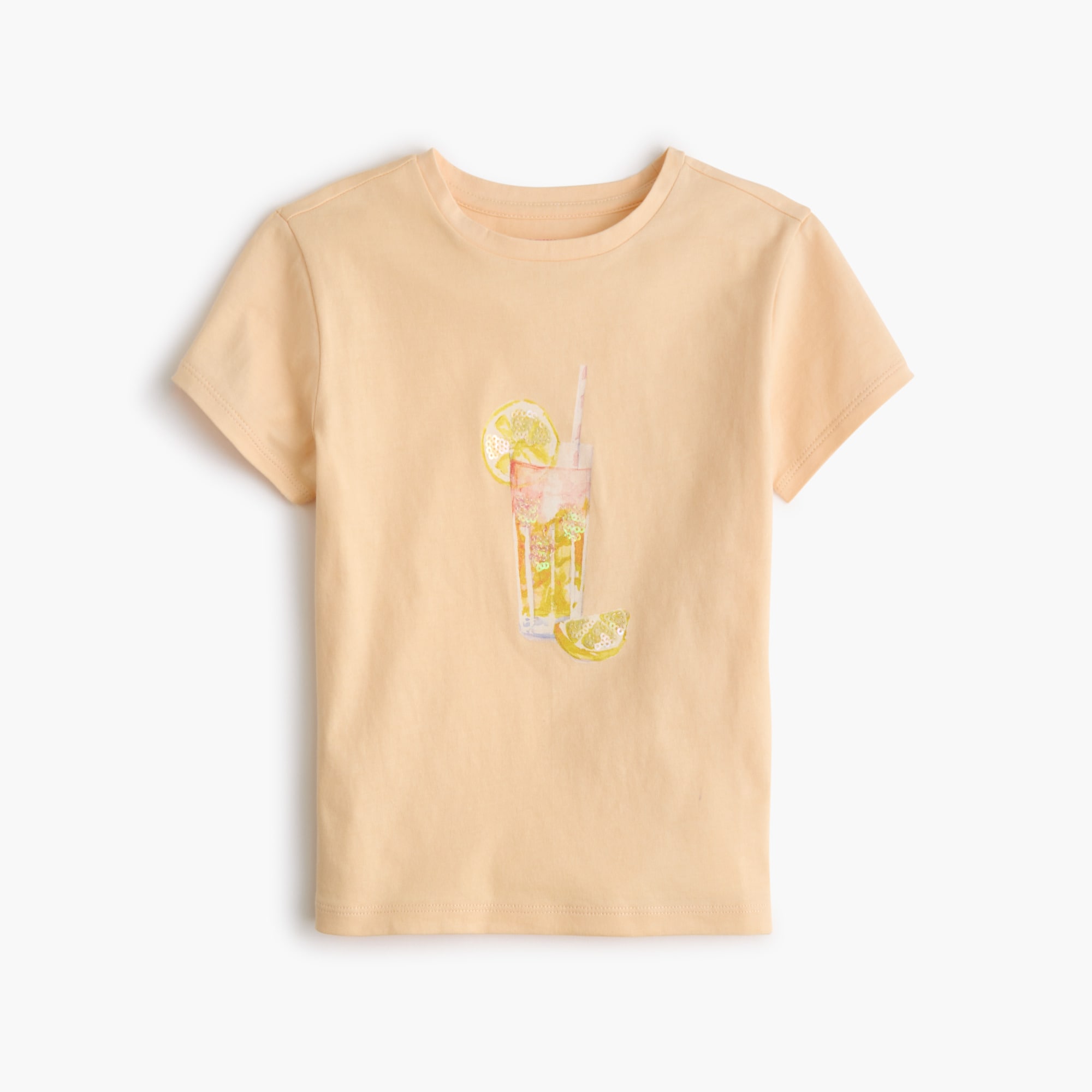 girls' sequin lemonade graphic tee for girls