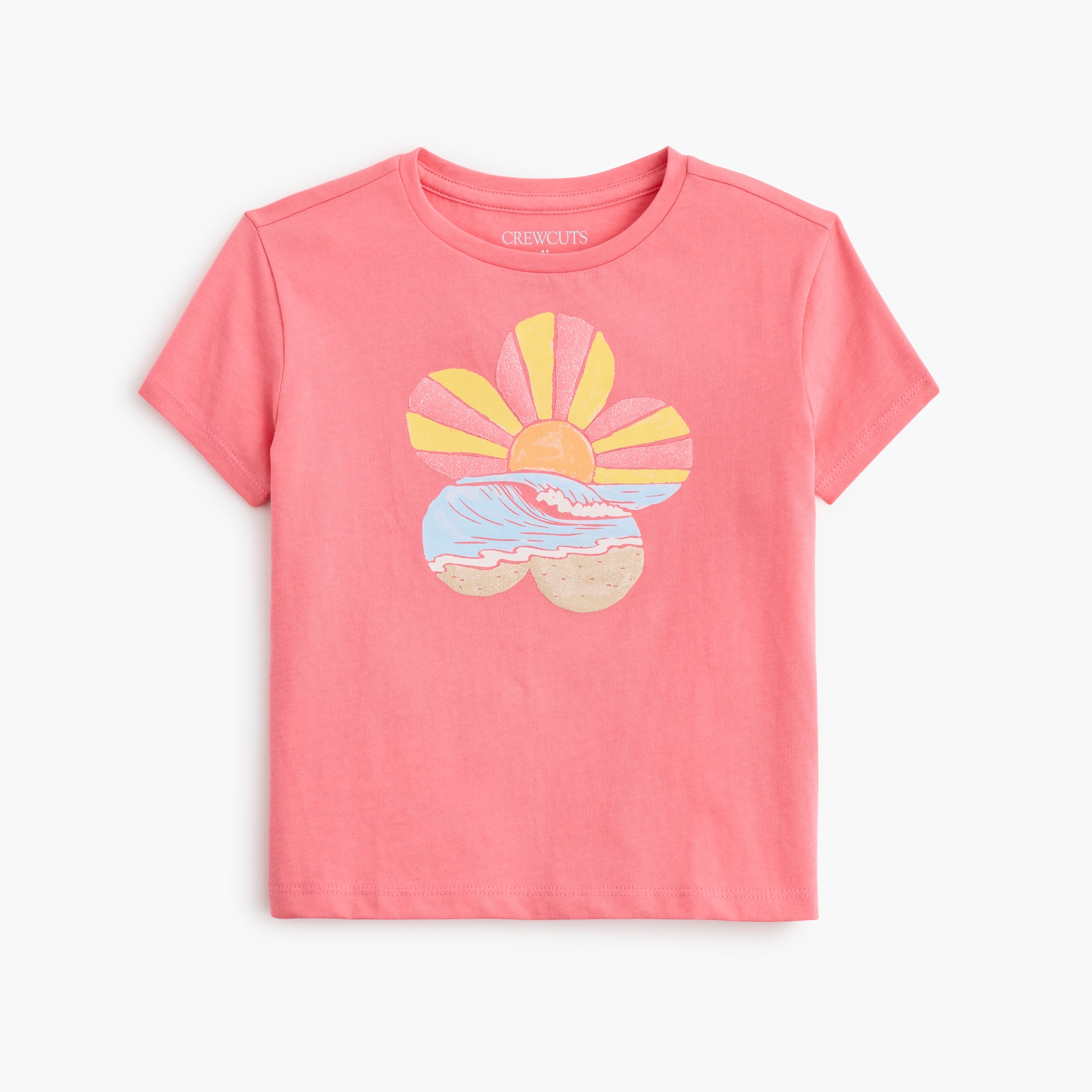 girls' sun and waves graphic tee for girls
