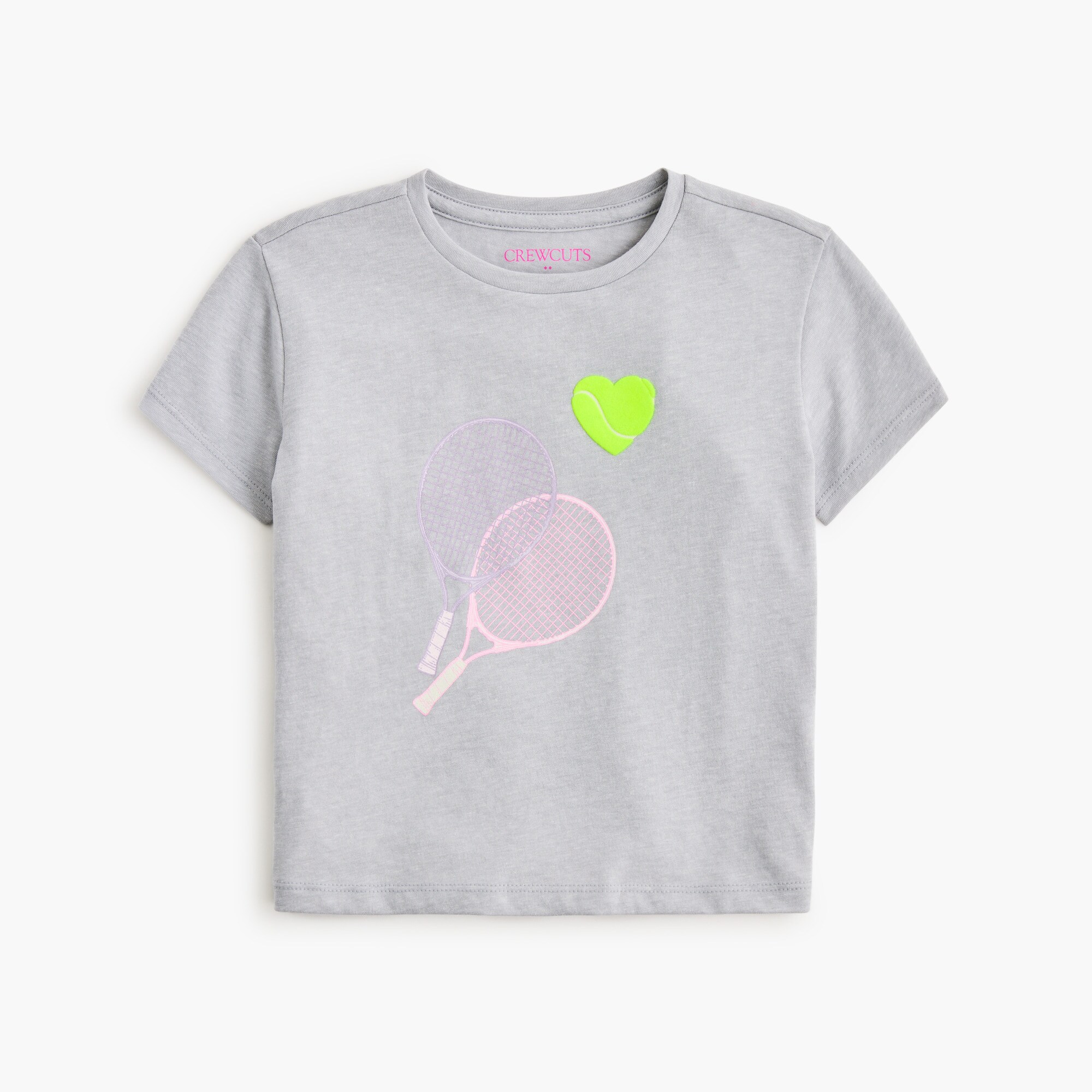 girls' tennis graphic tee for girls