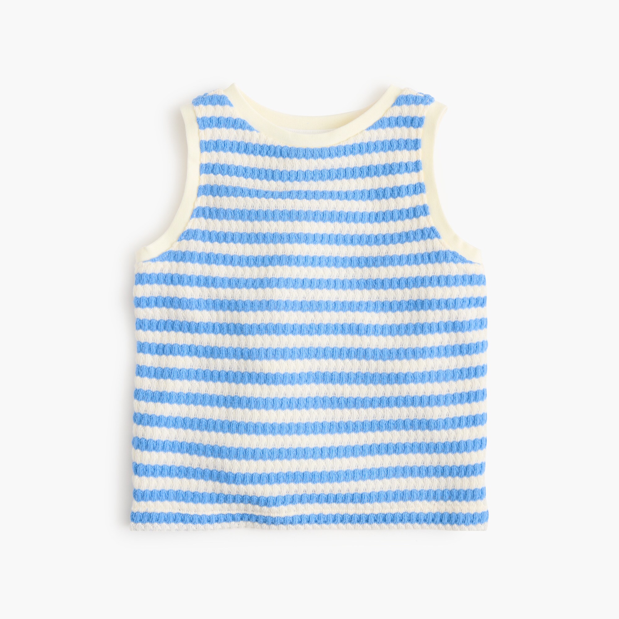 Girls' Striped Crochet-knit Tank Top For Girls | Factory