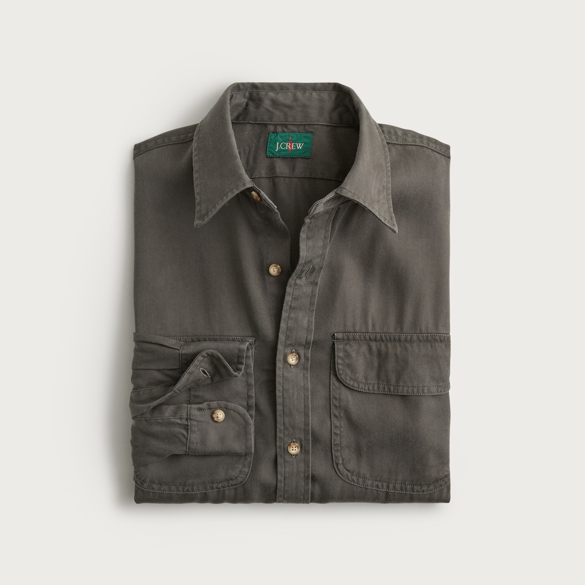 Two-pocket workshirt in TENCEL™ lyocell