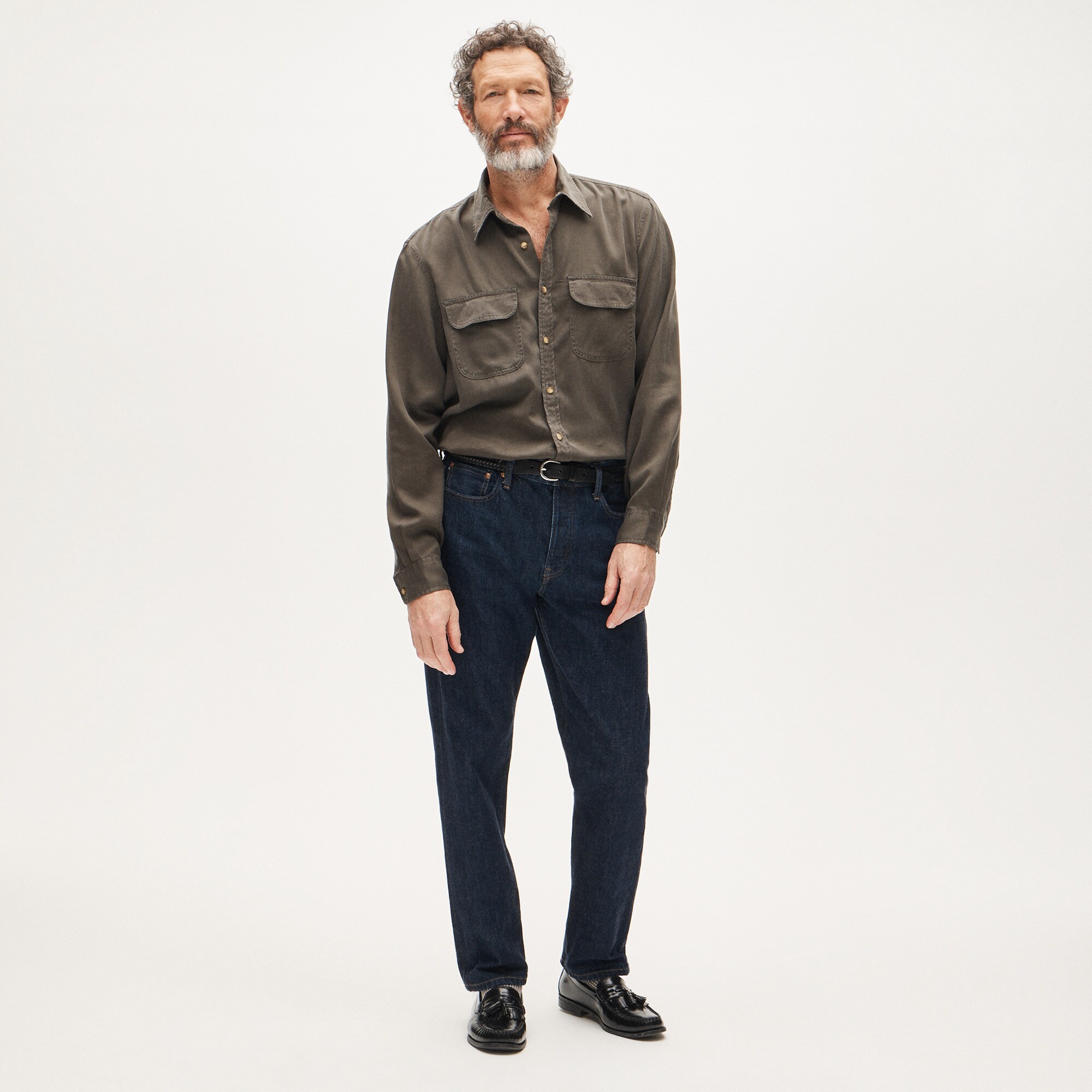 Two-pocket workshirt in TENCEL™ lyocell