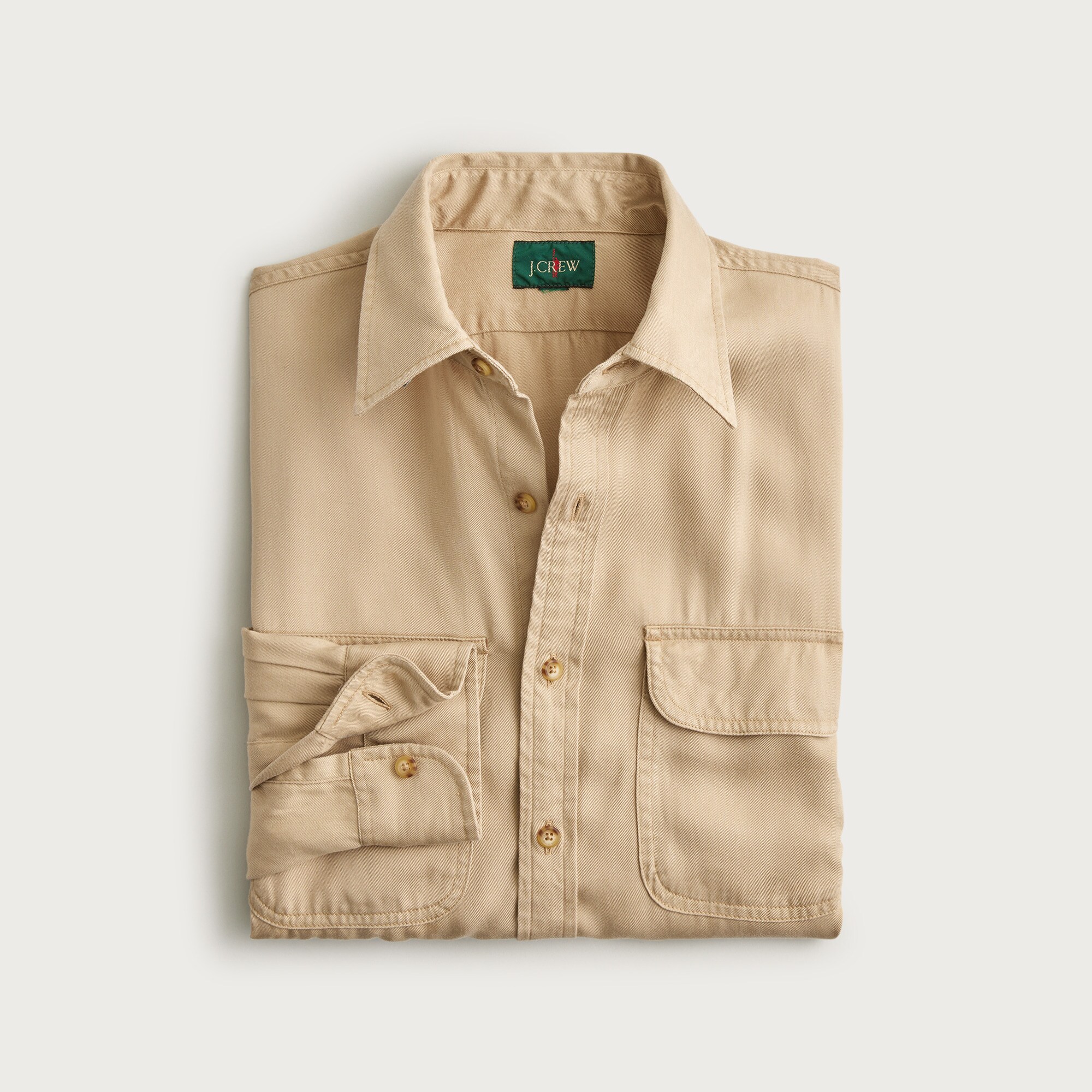Two-pocket workshirt in TENCEL™ lyocell