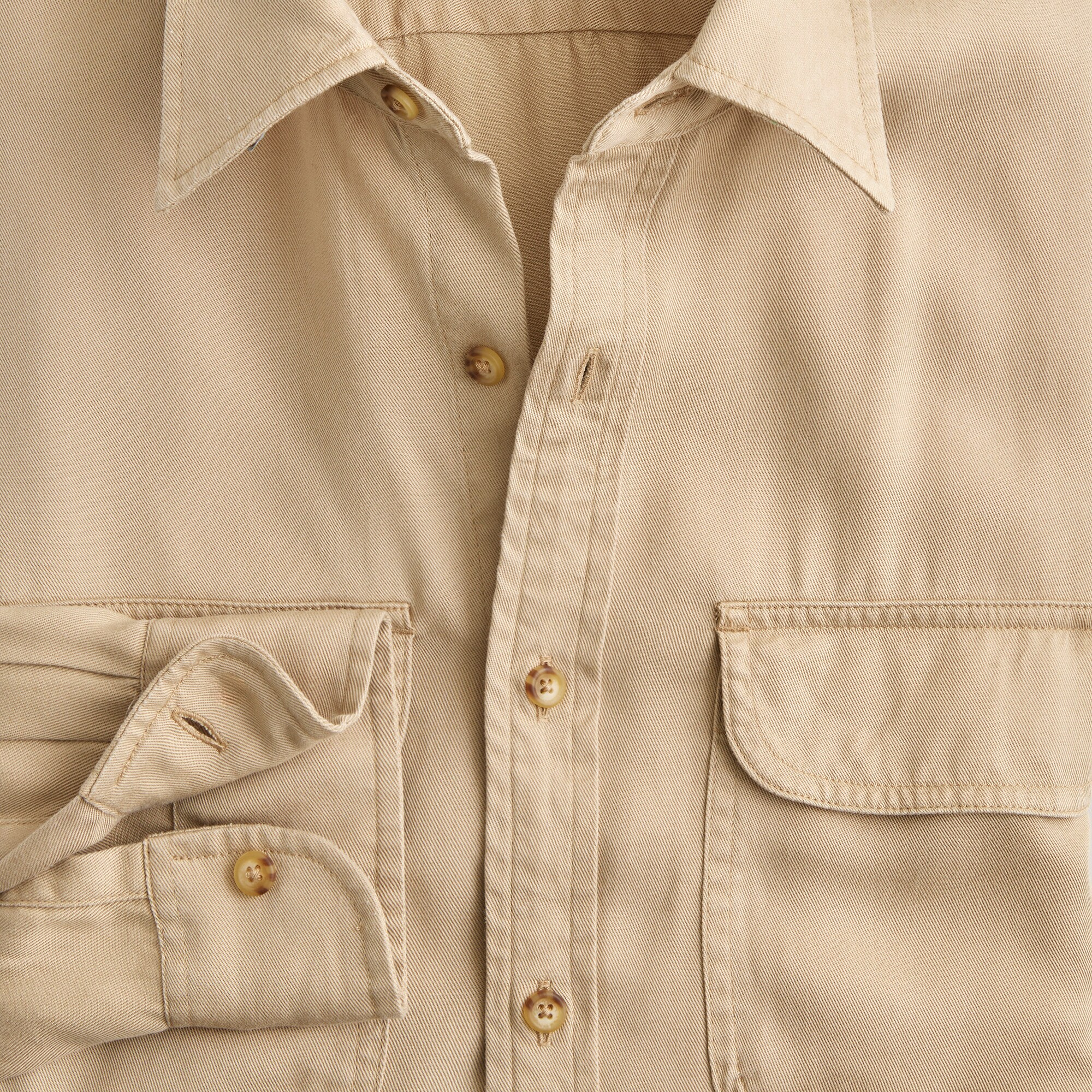 Two-pocket workshirt in TENCEL™ lyocell