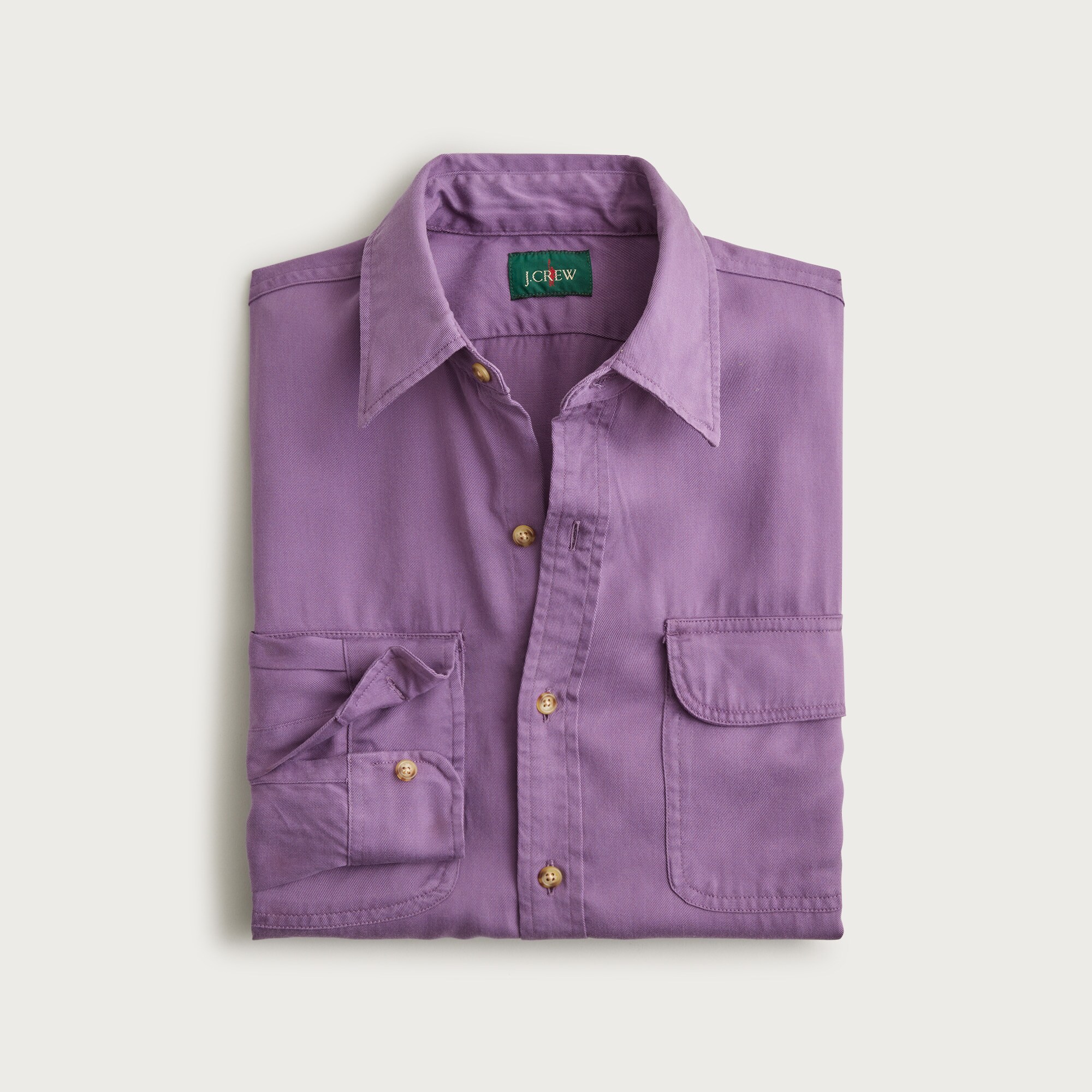 Two-pocket Workshirt In TENCEL™ Lyocell For Men | J.Crew