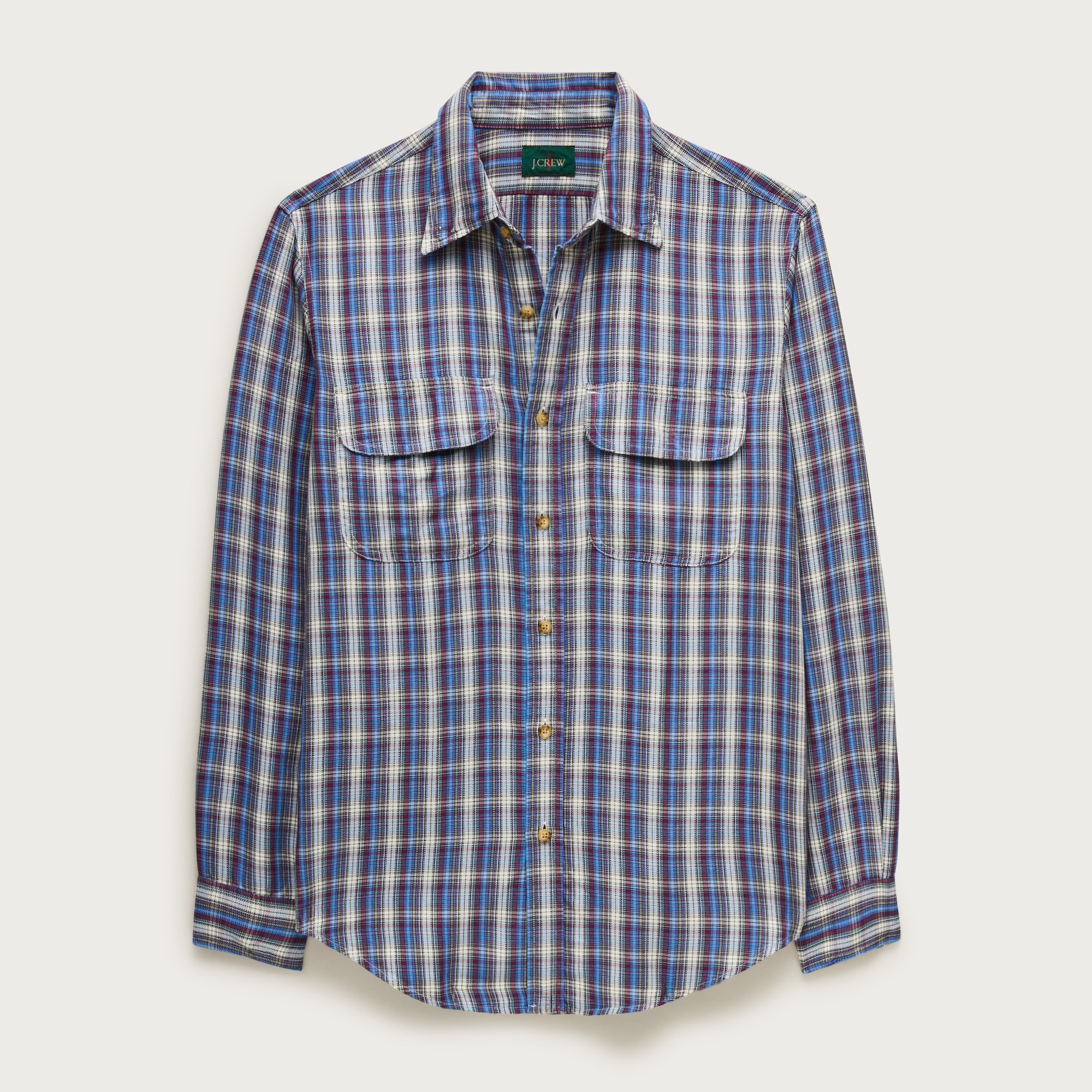 mens Two-pocket workshirt in TENCEL&trade; lyocell