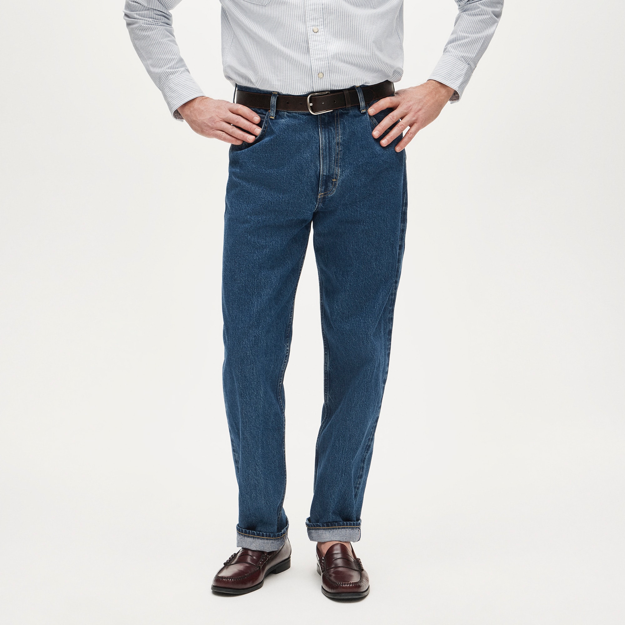 mens Men's Lee&reg; X J.Crew straight jean in Japanese selvedge denim