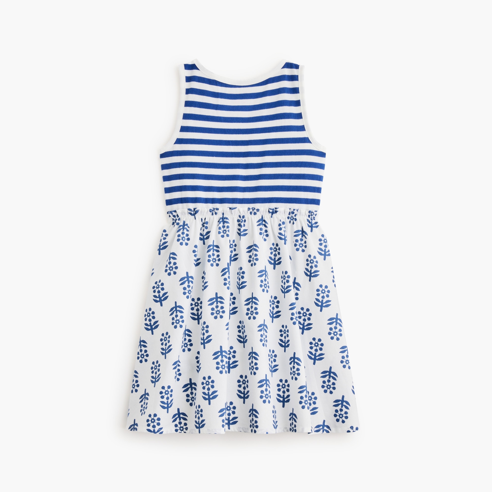 Girls' mixed-media dress