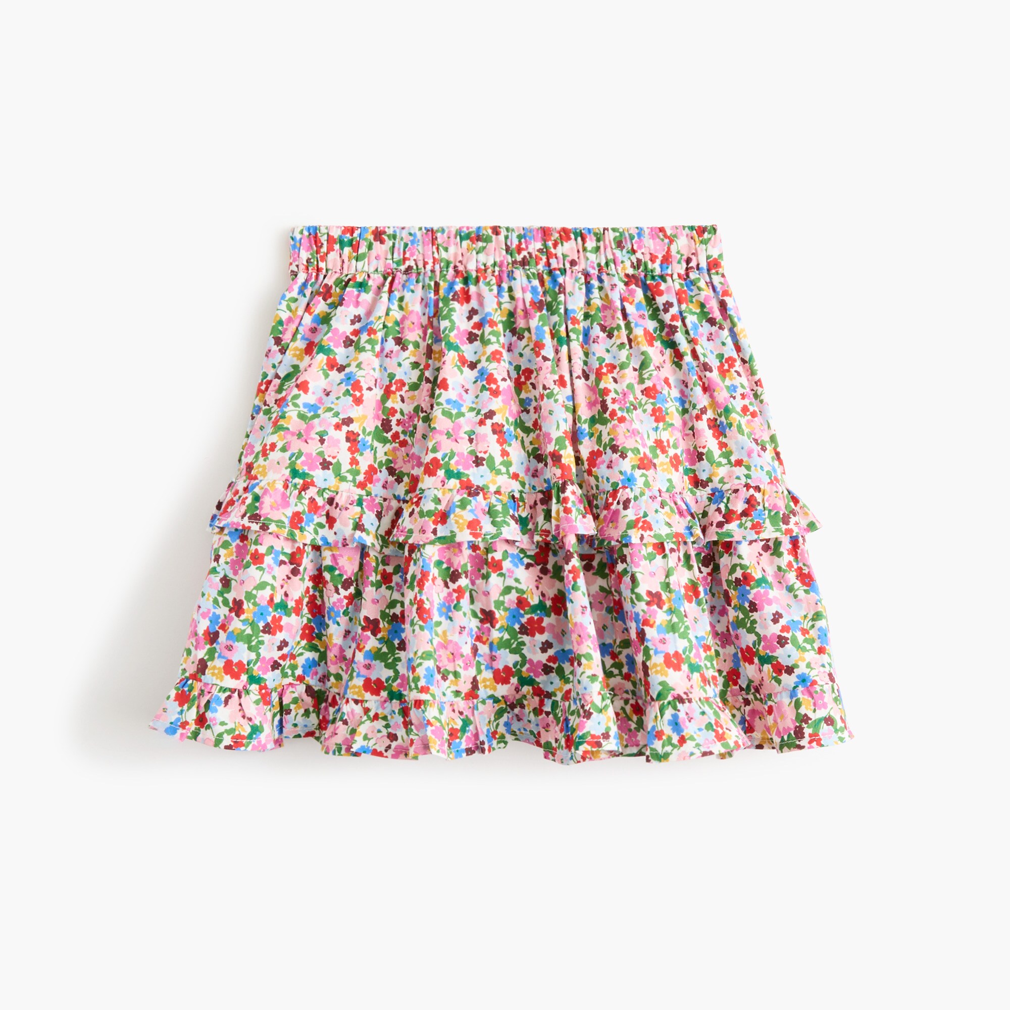 girls Girls' floral garden tiered skirt
