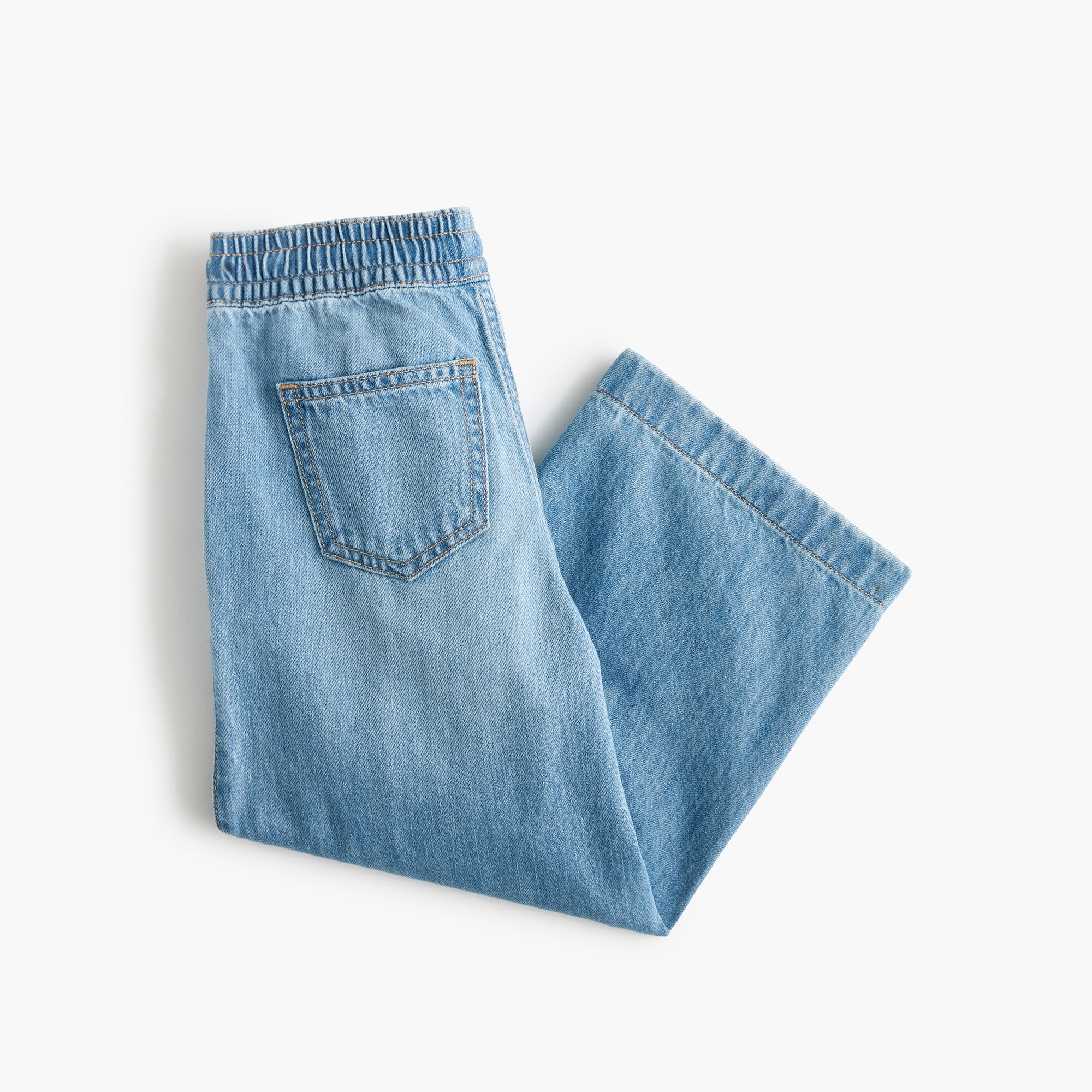 Girls' pull-on drawstring jean