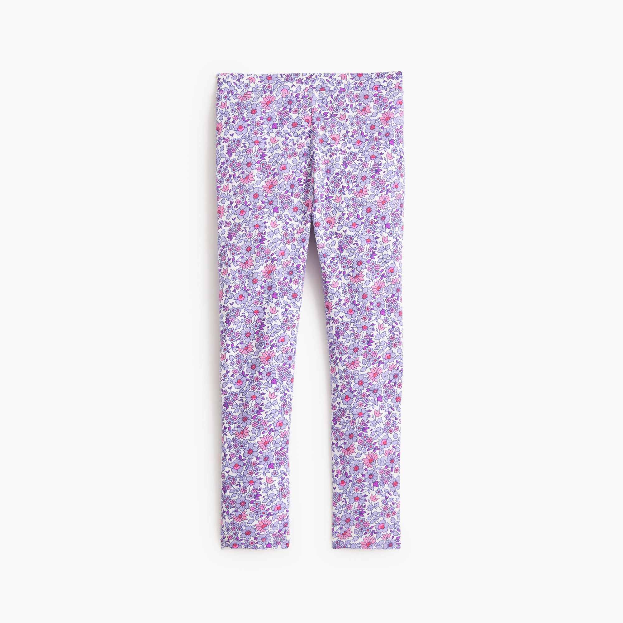 Girls' floral leggings