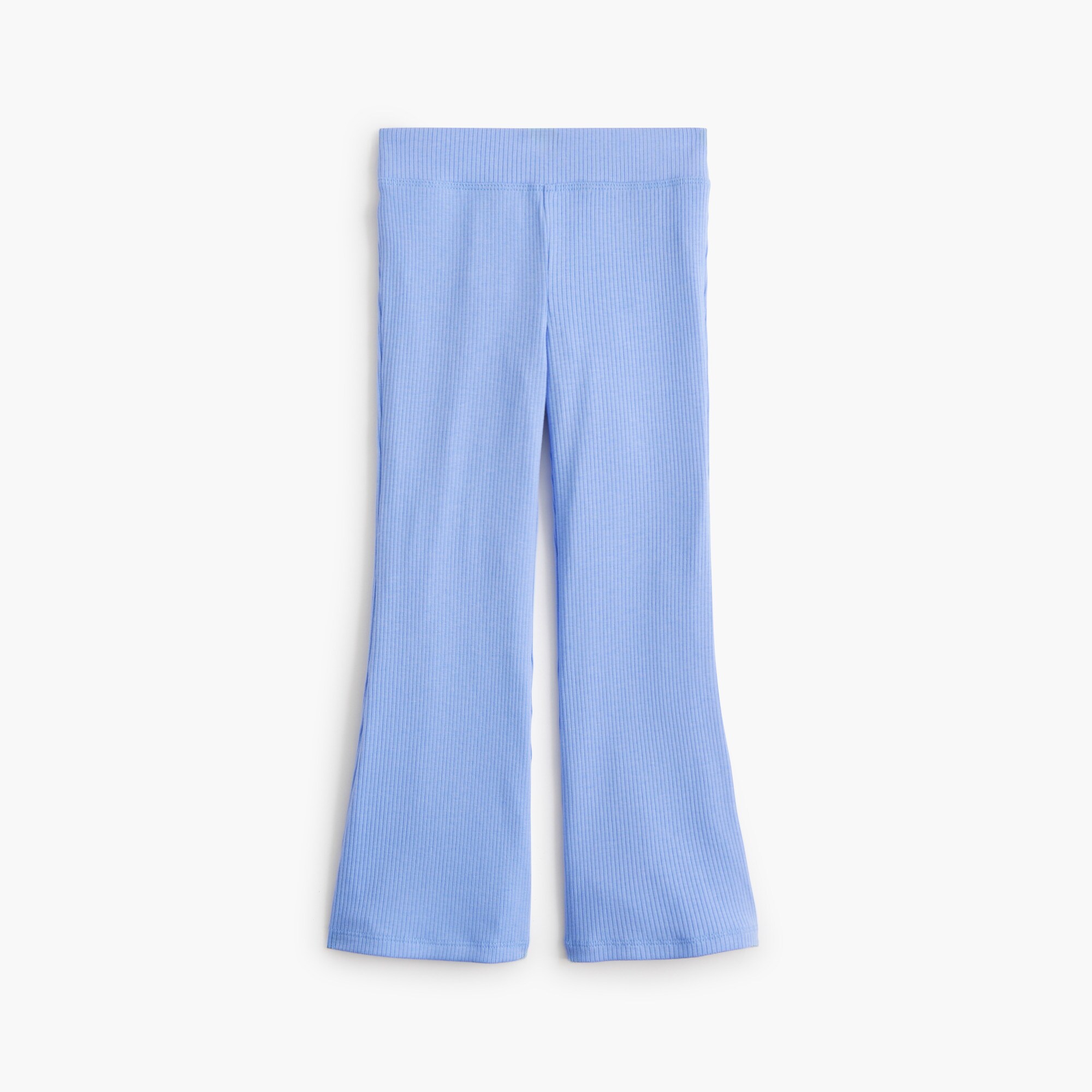 girls' ribbed flare leggings for girls