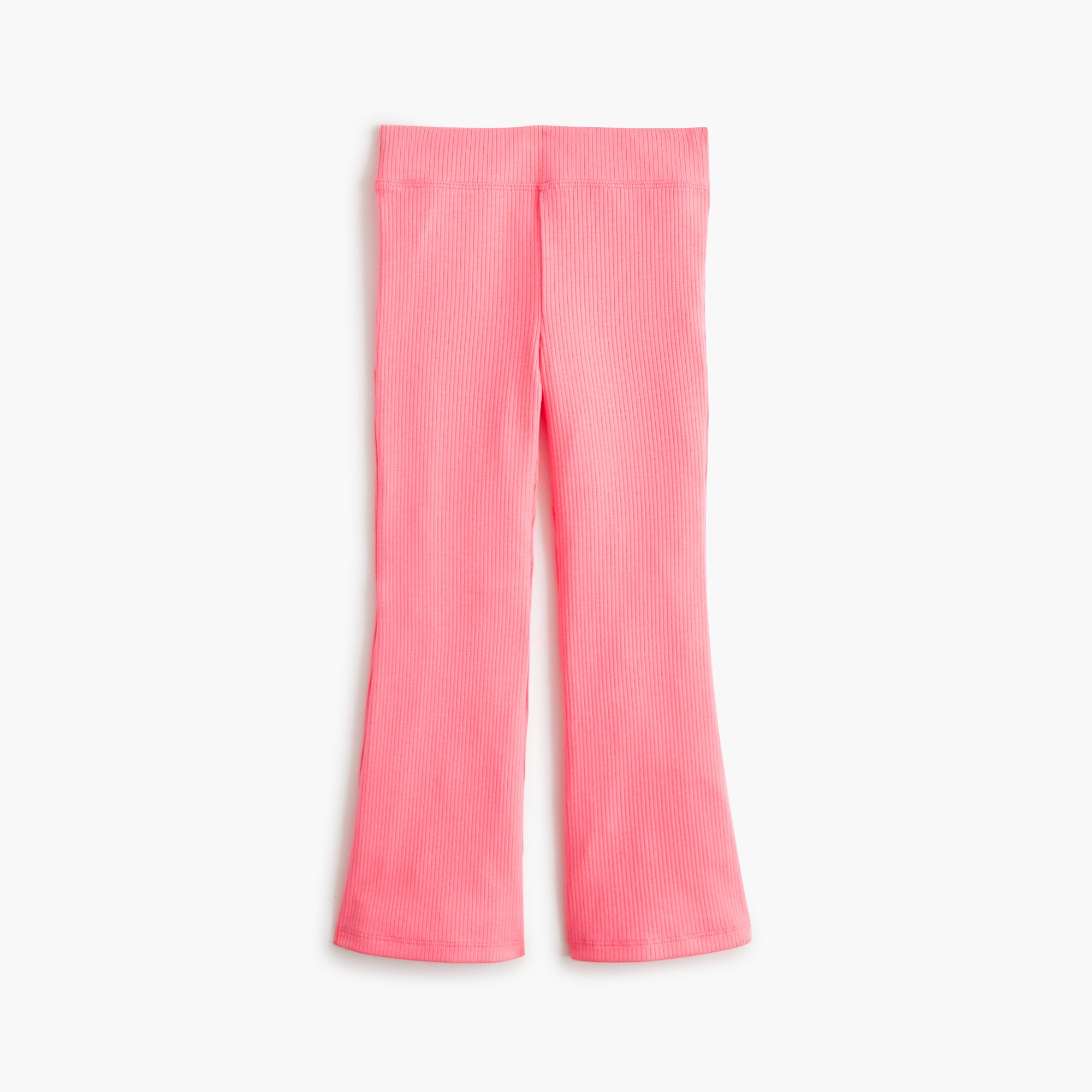 girls Girls' ribbed flare leggings