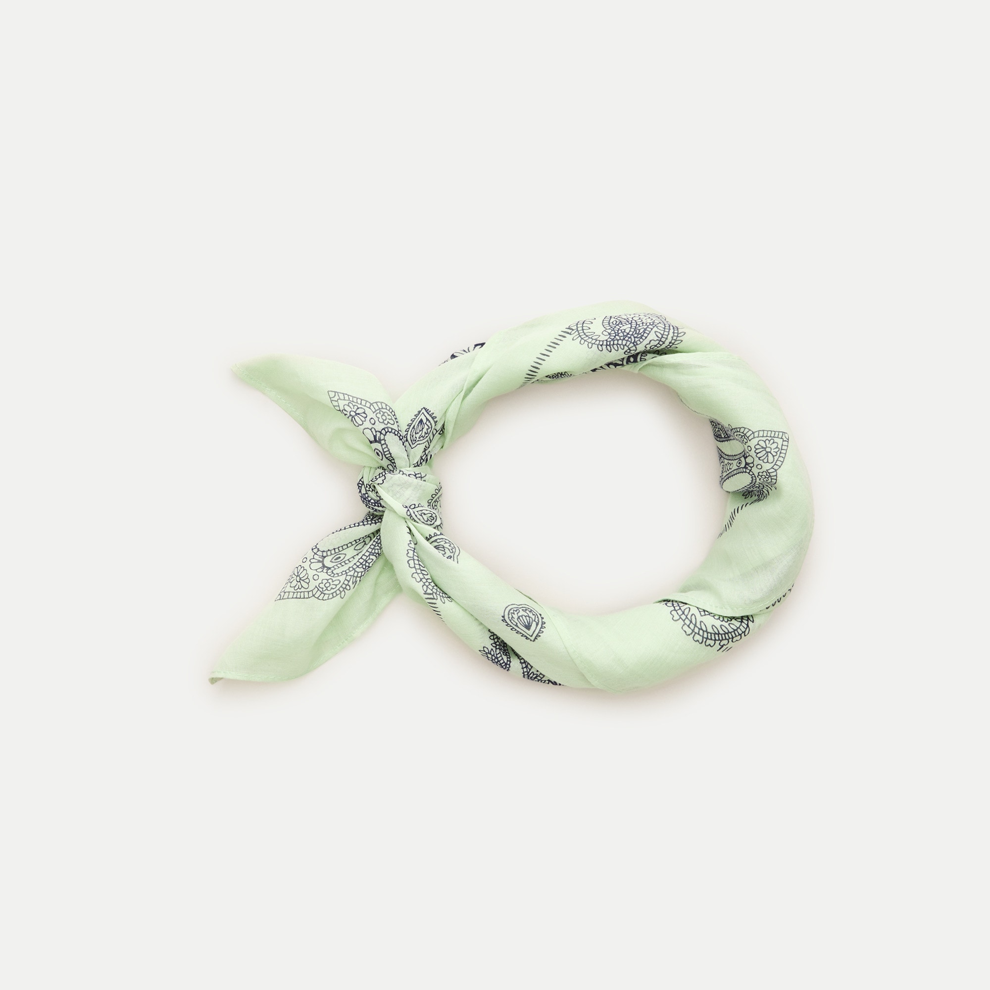 Printed lightweight cotton scarf