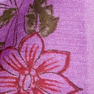 Printed lightweight cotton scarf BRIGHT PURPLE