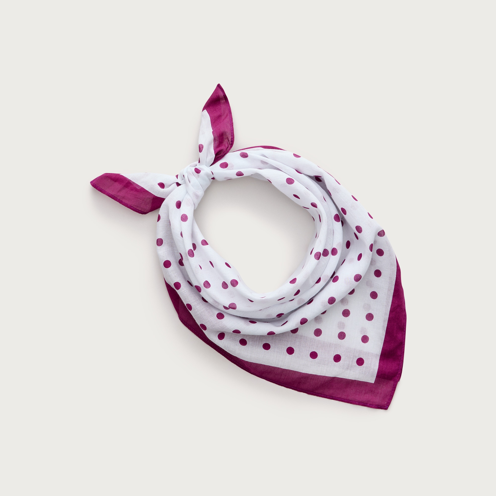 Printed lightweight cotton scarf